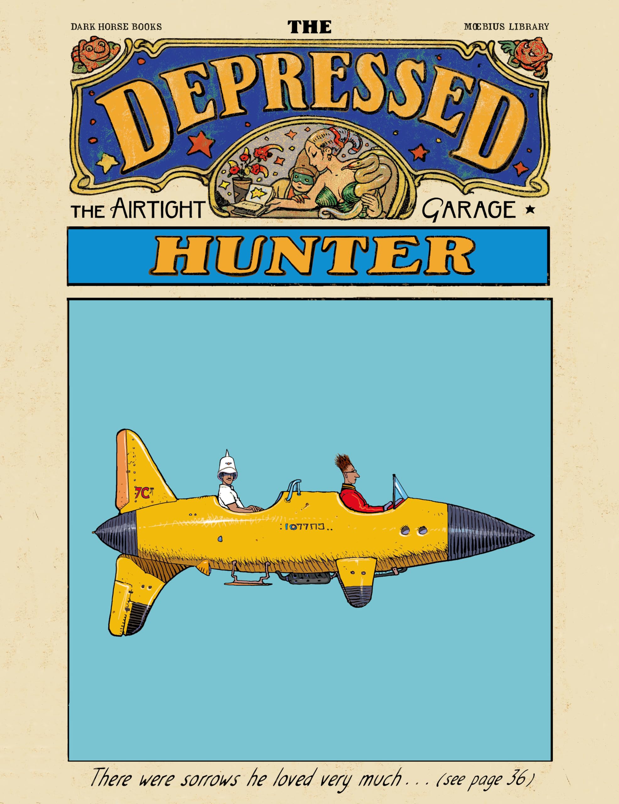 jaquette album Moebius Library: The Depressed Hunter /anglais