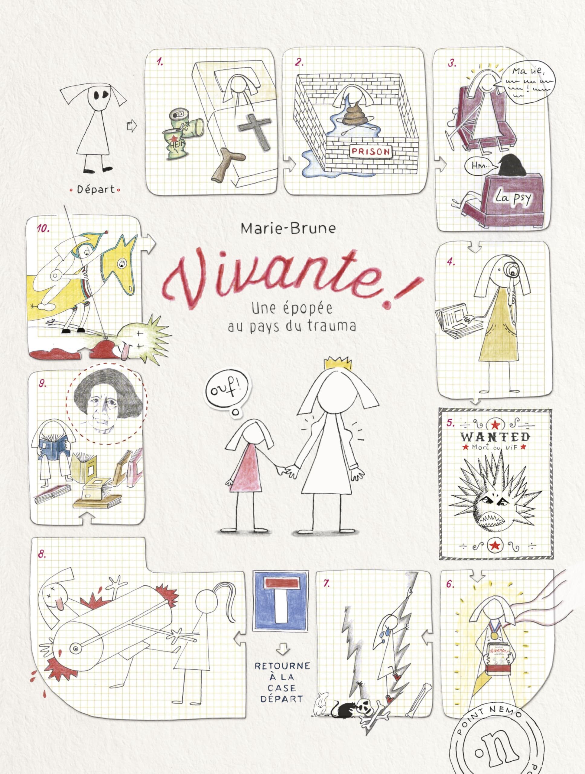jaquette album Vivante !: Une épopée au pays du trauma
