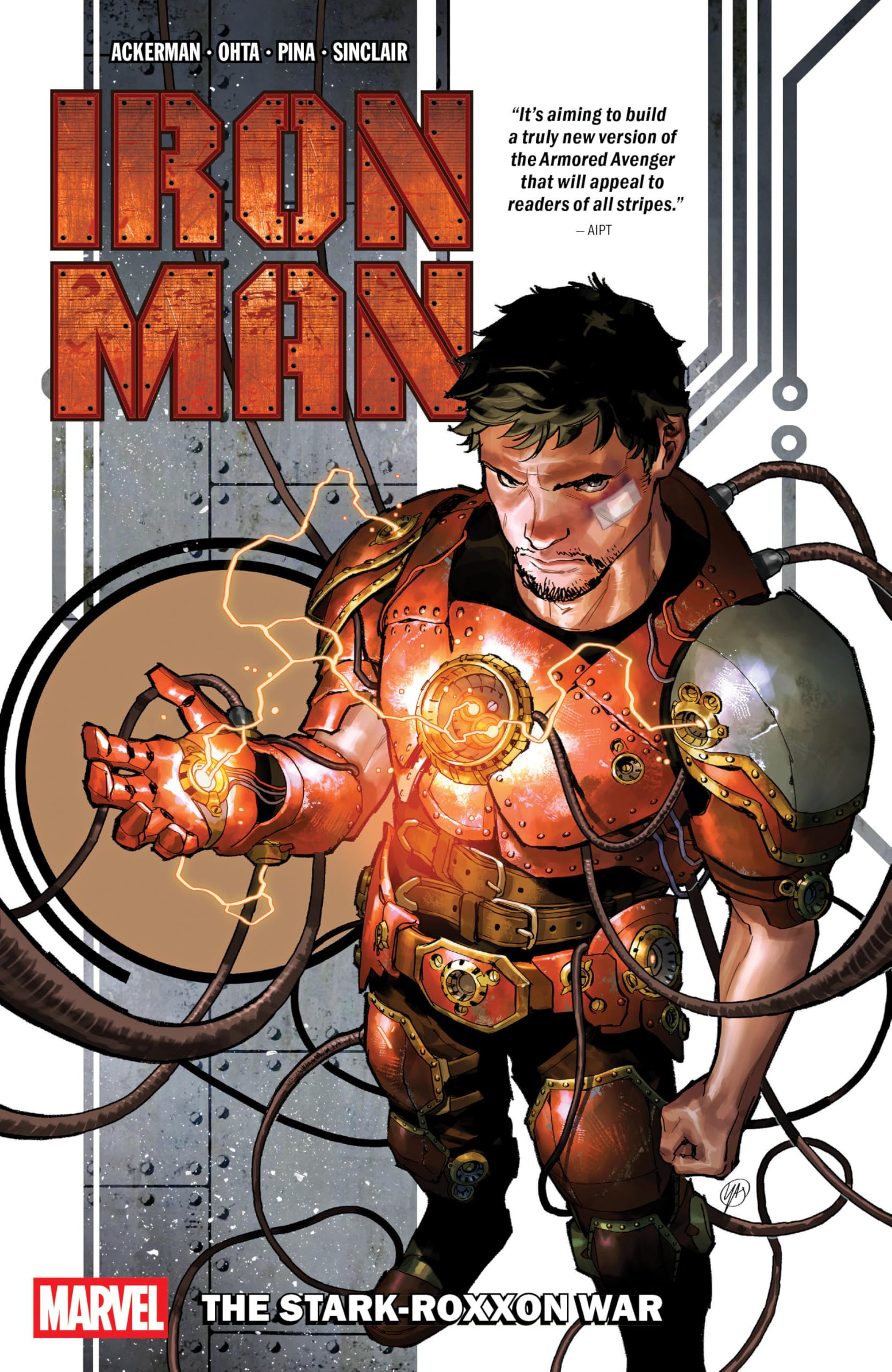 jaquette album IRON MAN VOL. 1: THE STARK-ROXXON WAR
