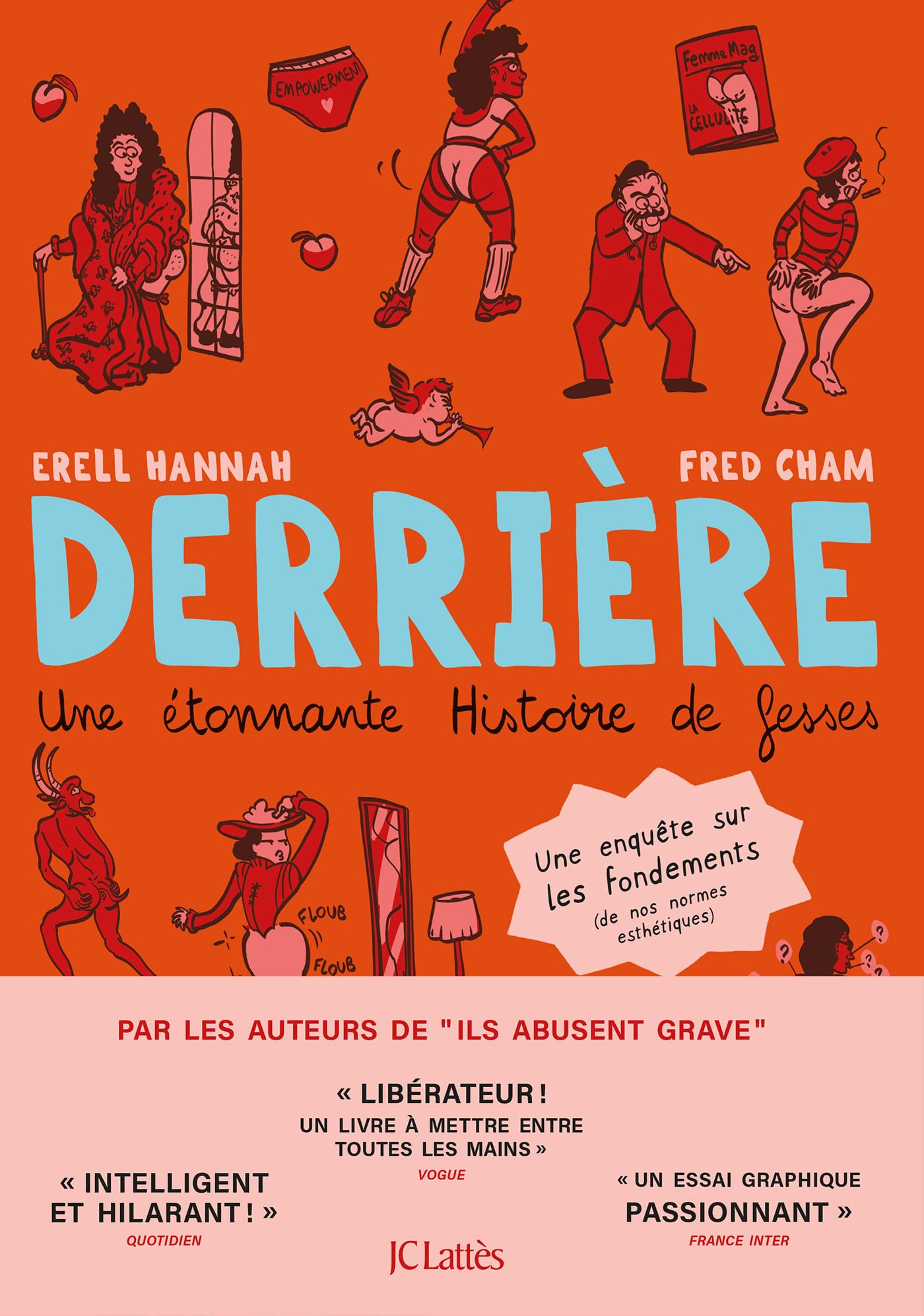 jaquette album Derrière. Une étonnante histoire de fesses.