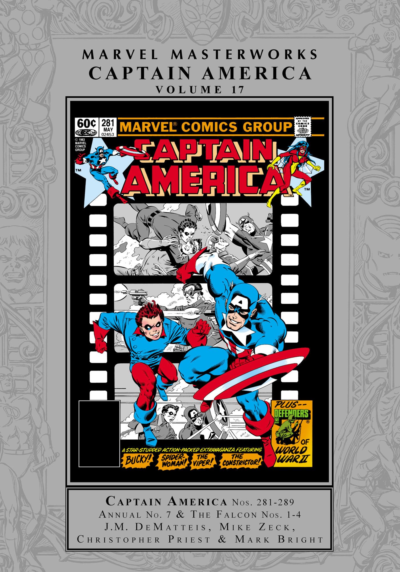 jaquette album MARVEL MASTERWORKS: CAPTAIN AMERICA VOL. 17