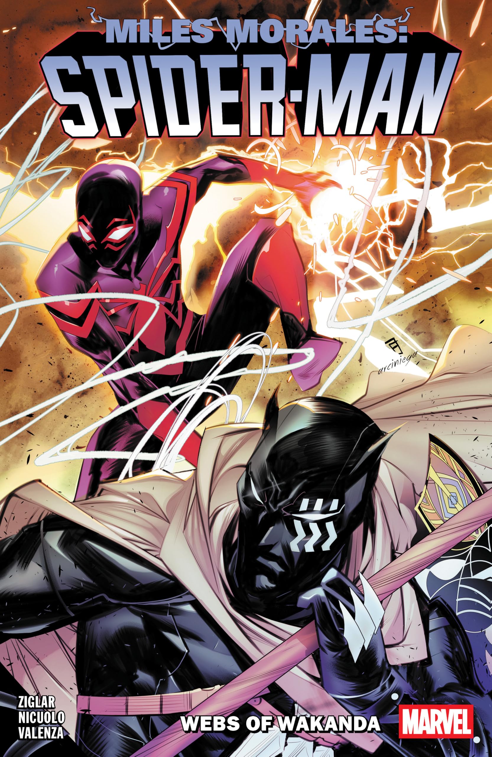 jaquette album MILES MORALES: SPIDER-MAN BY CODY ZIGLAR VOL. 6: WEBS OF WAKANDA