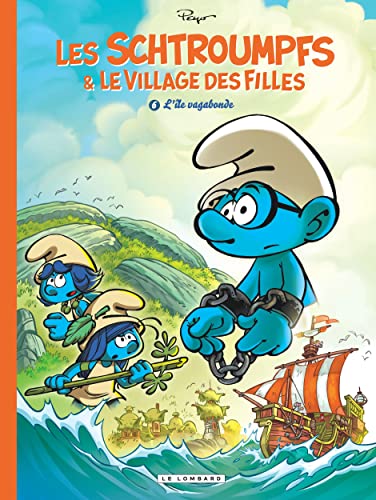 jaquette album Les Schtroumpfs & Le Village Des Filles Tome 6 - L'île Vagabonde - Episode 2/3