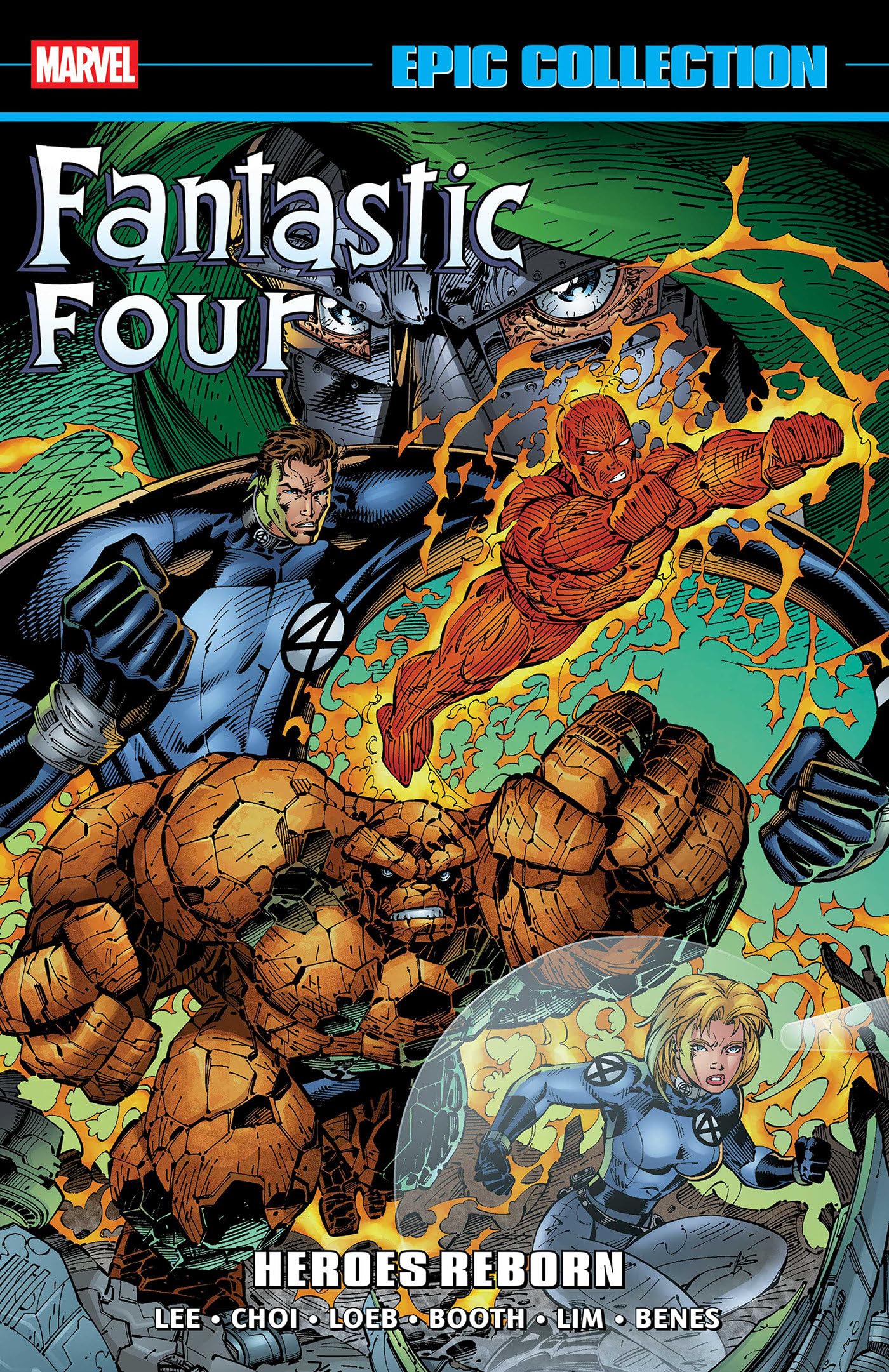 jaquette album Fantastic Four Epic Collection: Heroes Reborn