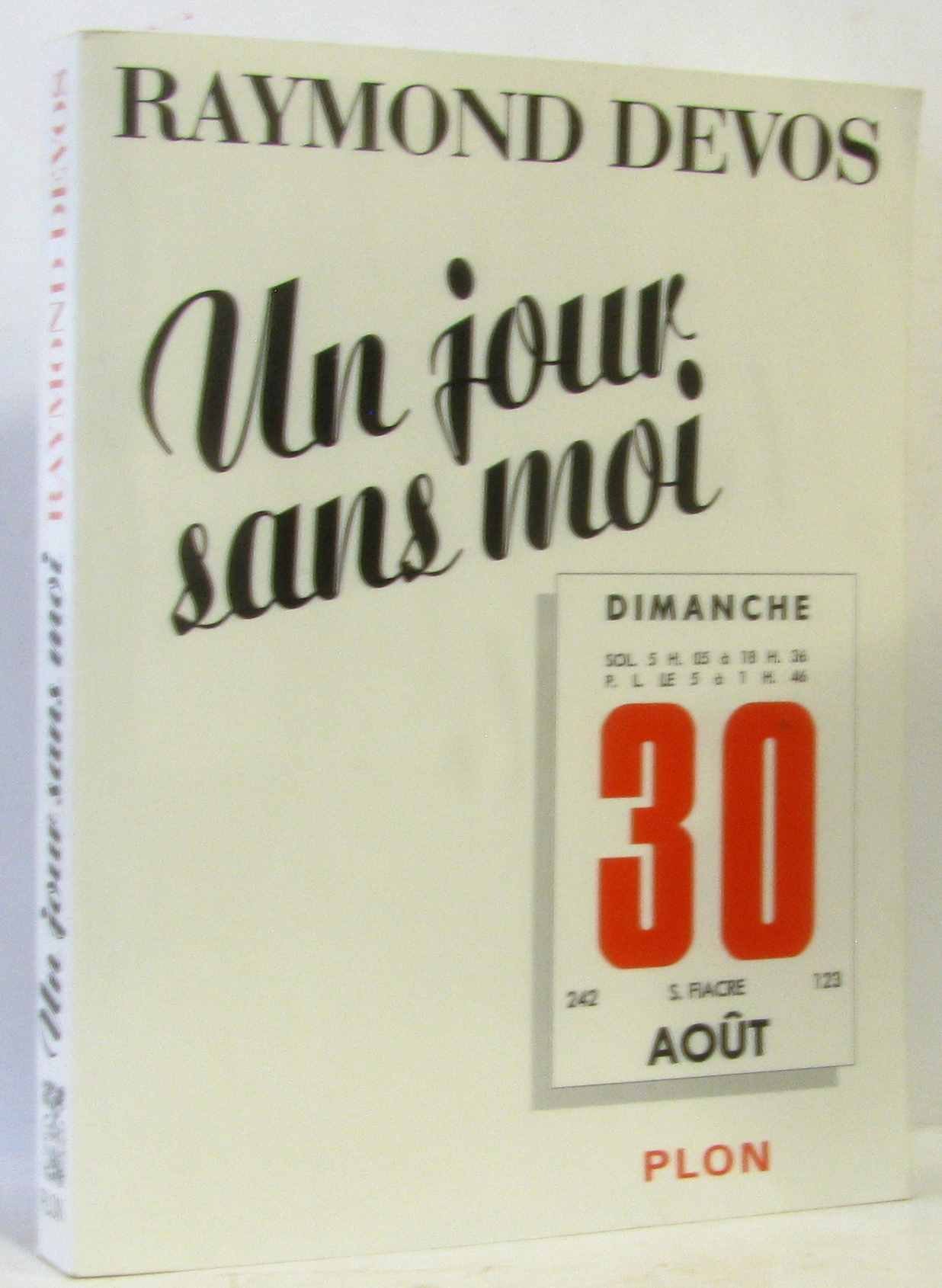 jaquette livre Un jour sans moi