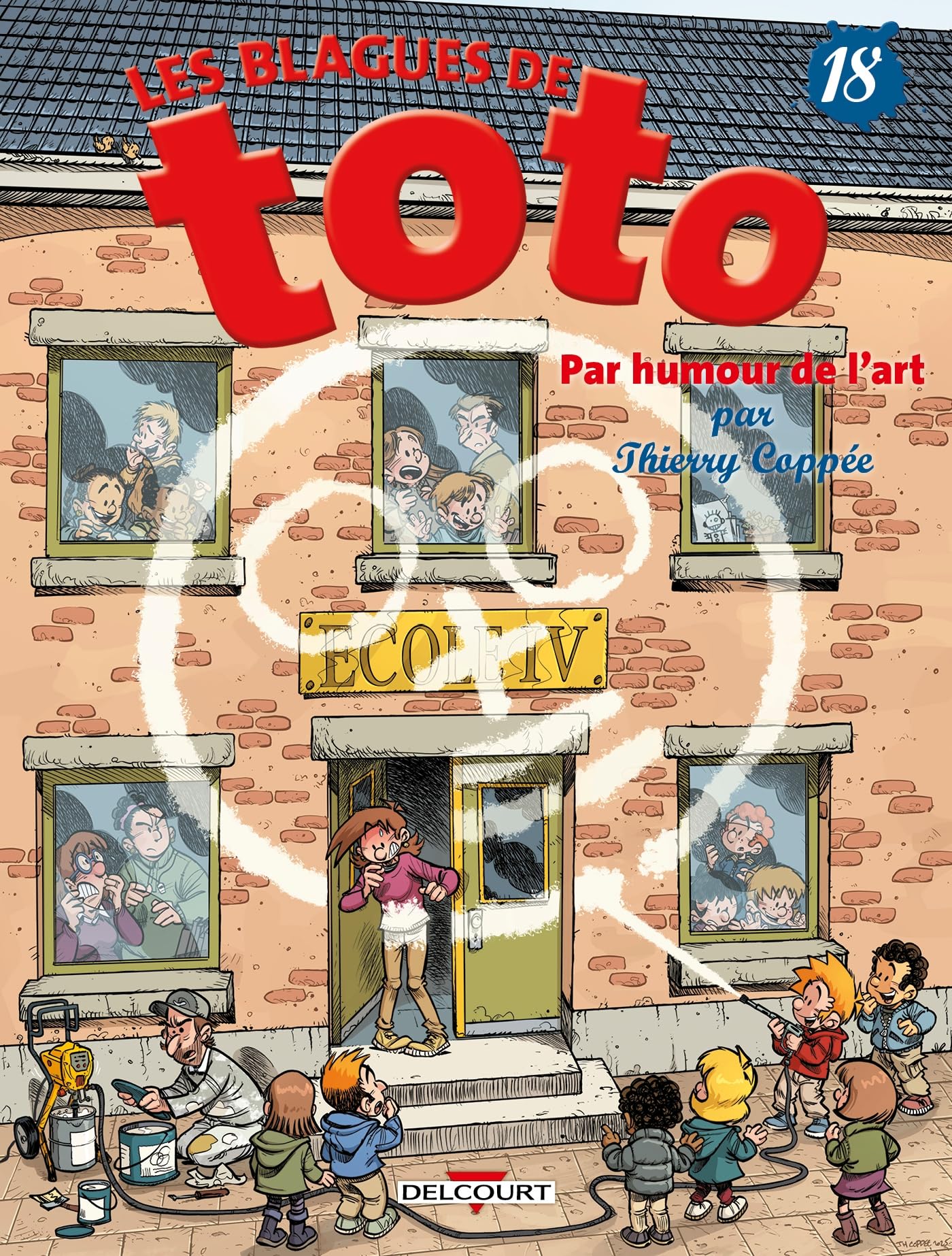 jaquette album Les Blagues de Toto T18: Par humour de l'art