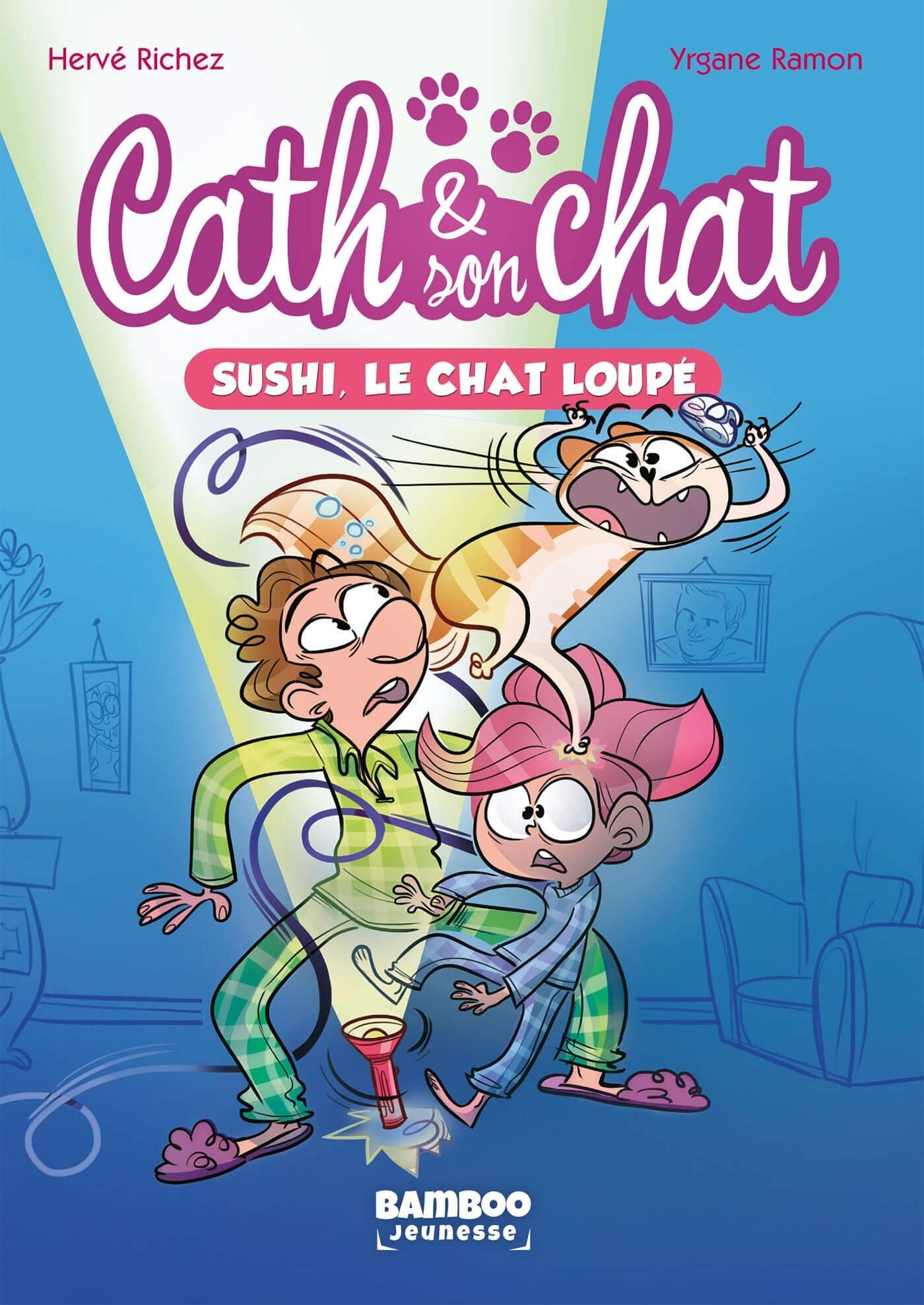 jaquette album Cath et son chat - Poche - tome 01: Sushi, le chat loupé
