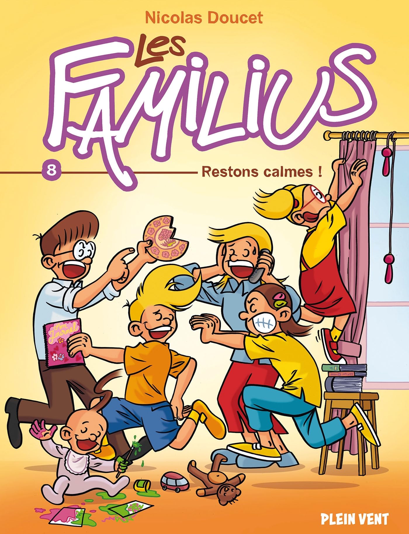 jaquette album Les Familius, Restons calmes !: Tome 8