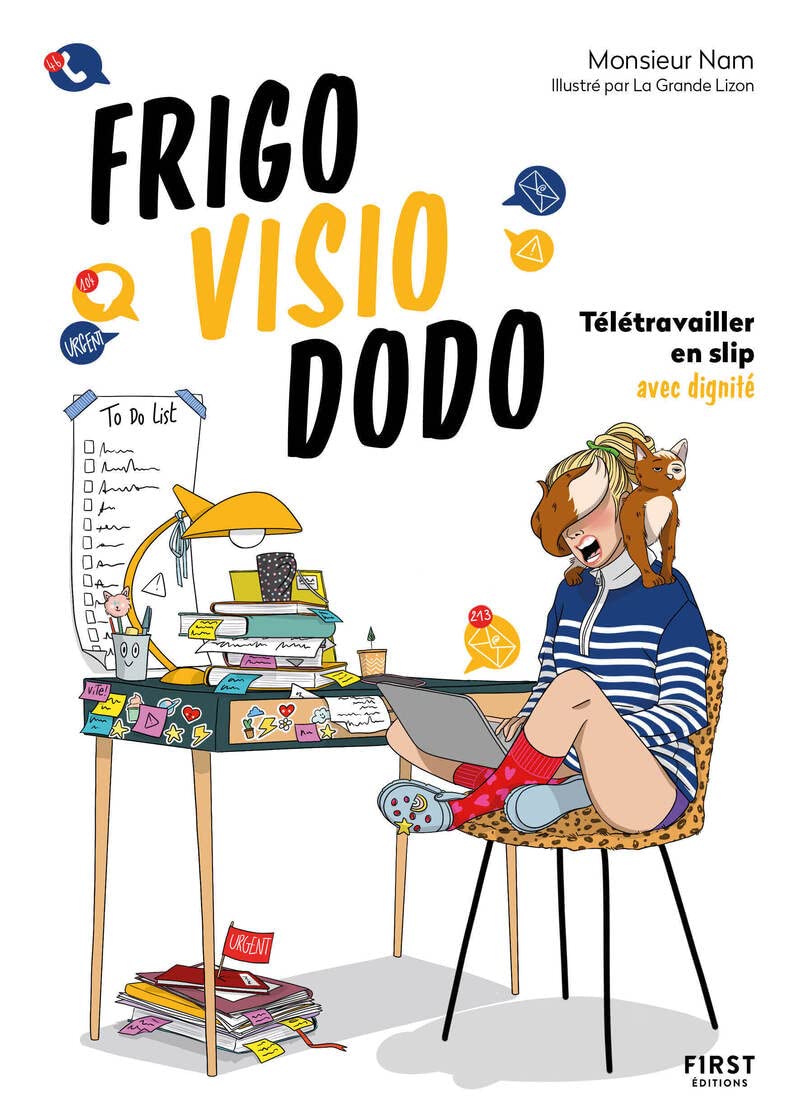 jaquette album Frigo, visio, dodo ! Télétravailler en slip avec dignité