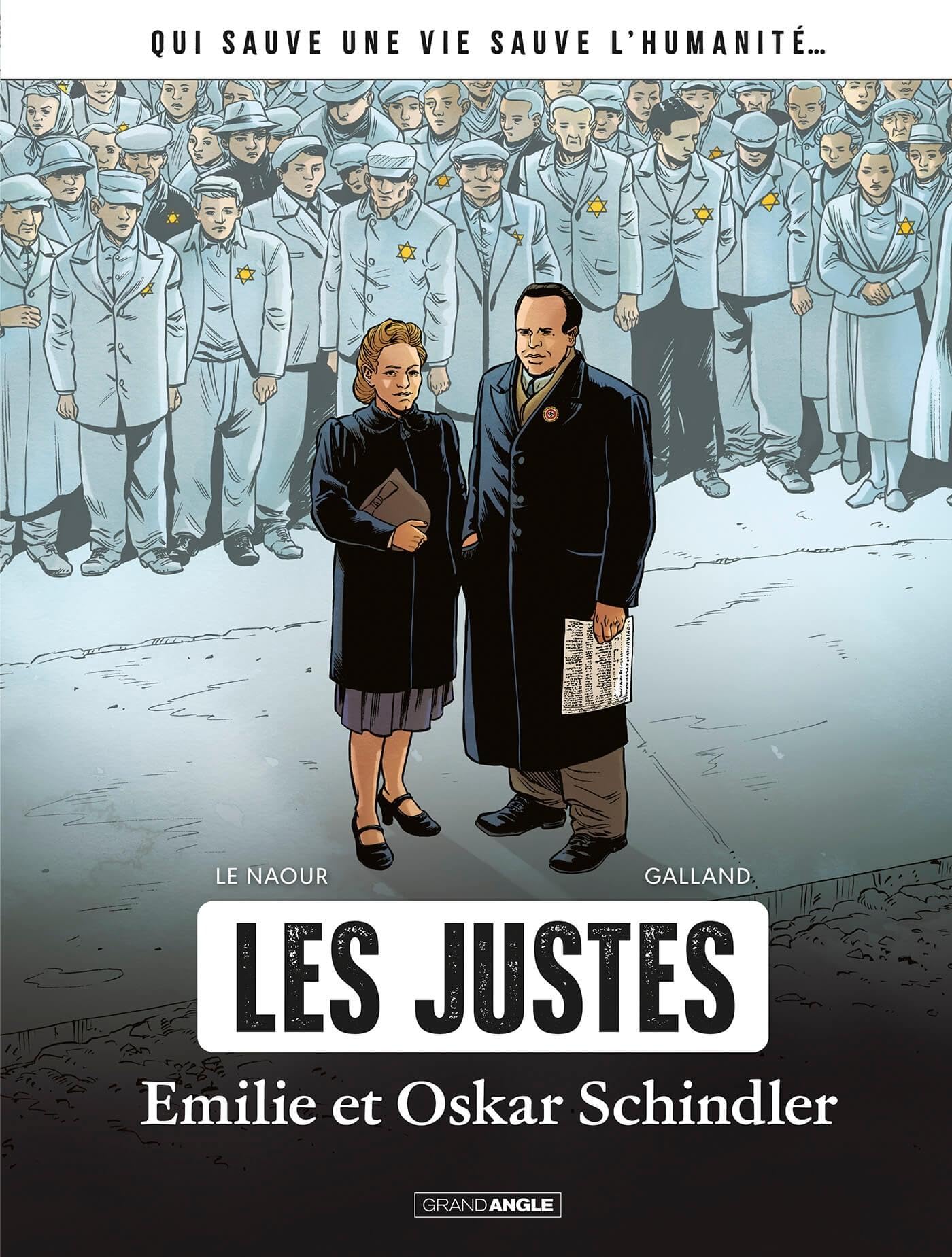 jaquette album Les Justes : Emilie et Oskar Schindler - histoire complète: Les Justes