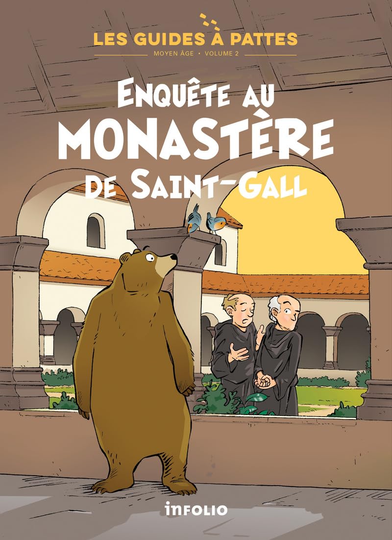 jaquette album Enquête au monastère de Saint-Gall - Les Guides à pattes - Volume 2