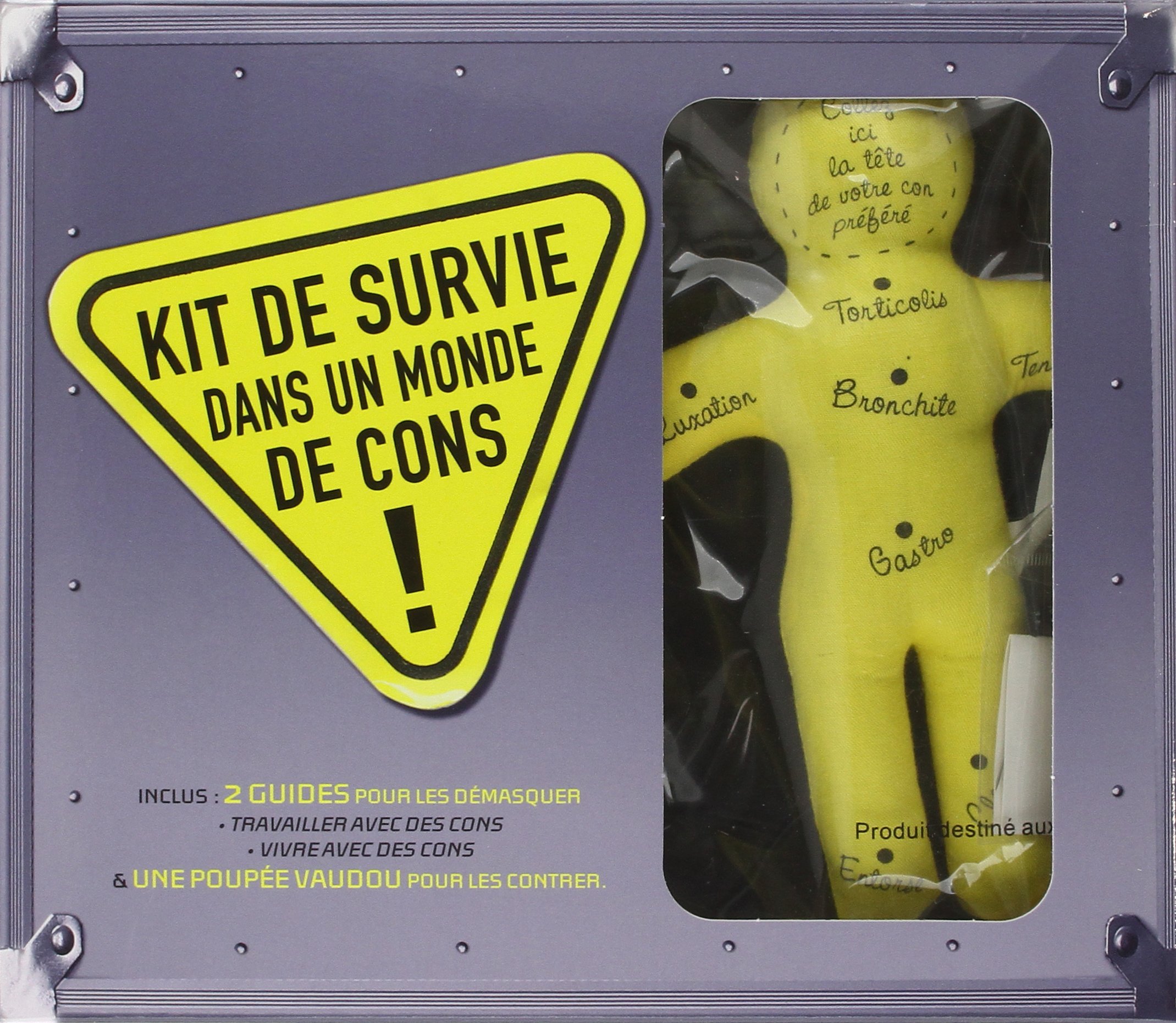 jaquette album Kit de survie dans un monde de cons: Coffret 2 volumes : Vivre avec des cons ; Travailler avec des cons