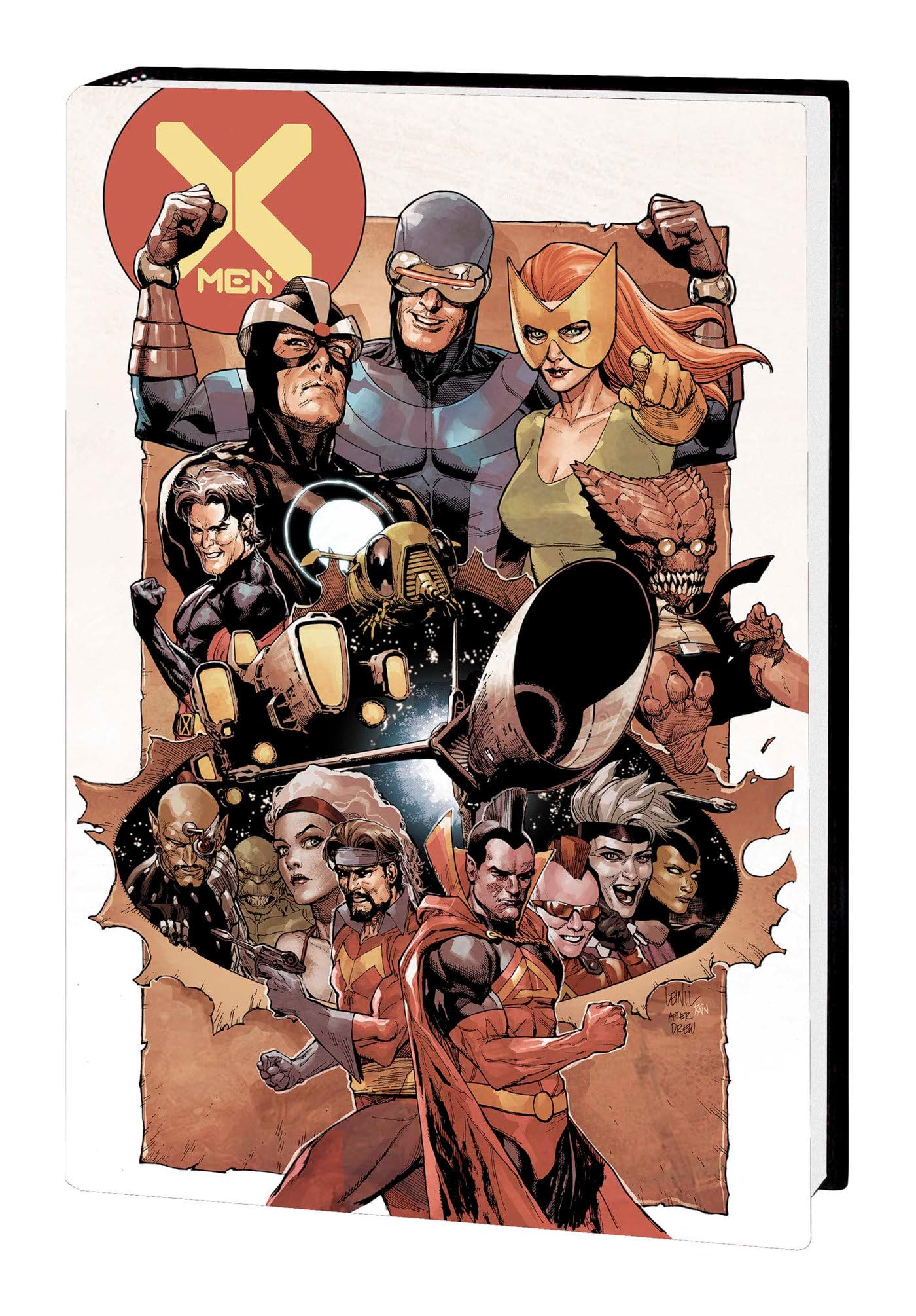 jaquette album X-Men by Jonathan Hickman Omnibus