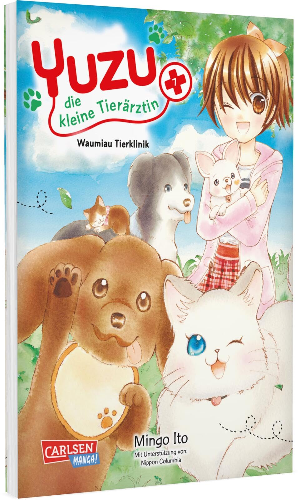 jaquette album Yuzu - die kleine Tierärztin 7: Süßes Shojo-Abenteuer für junge und junggebliebene Tierfans ab 11 Jahren