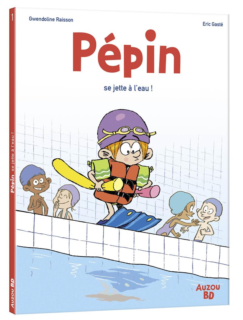 jaquette album Pépin - tome 1 - pépin se jette à l'eau (1)