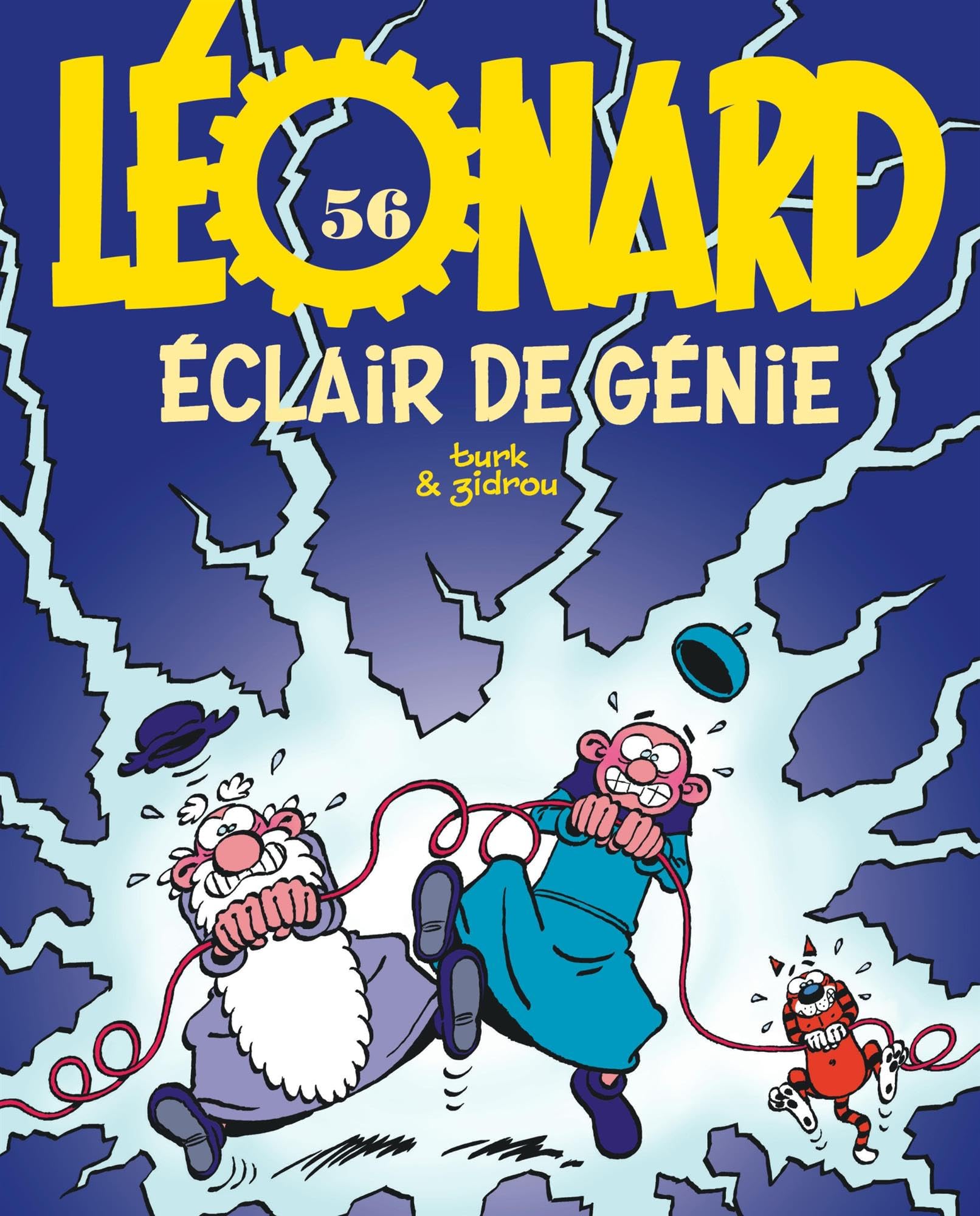jaquette album Léonard - Tome 56 - Éclair de génie