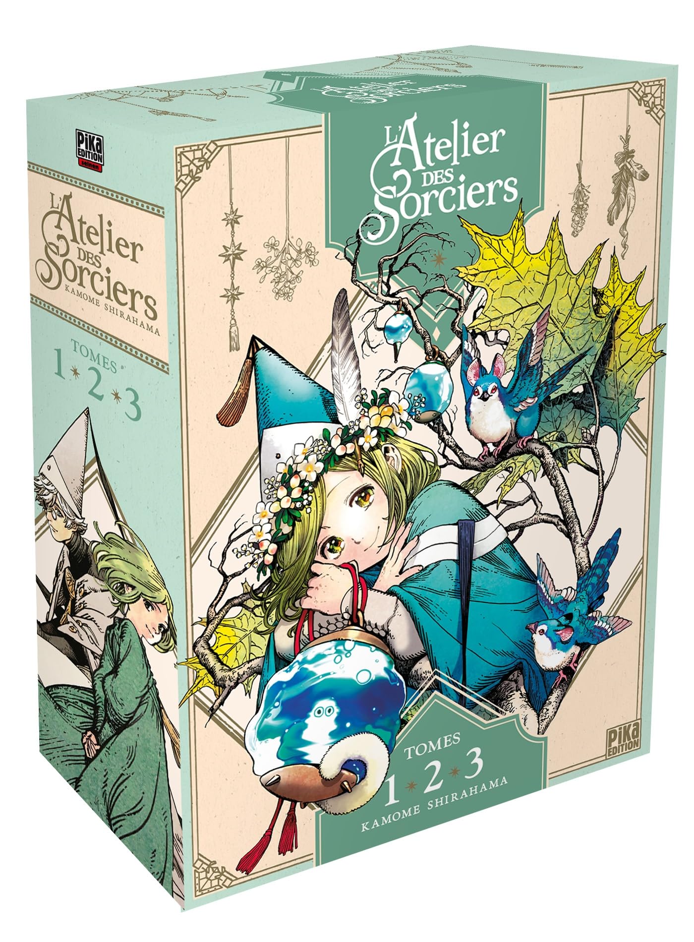 jaquette album L'Atelier des Sorciers Coffret T01 à T03