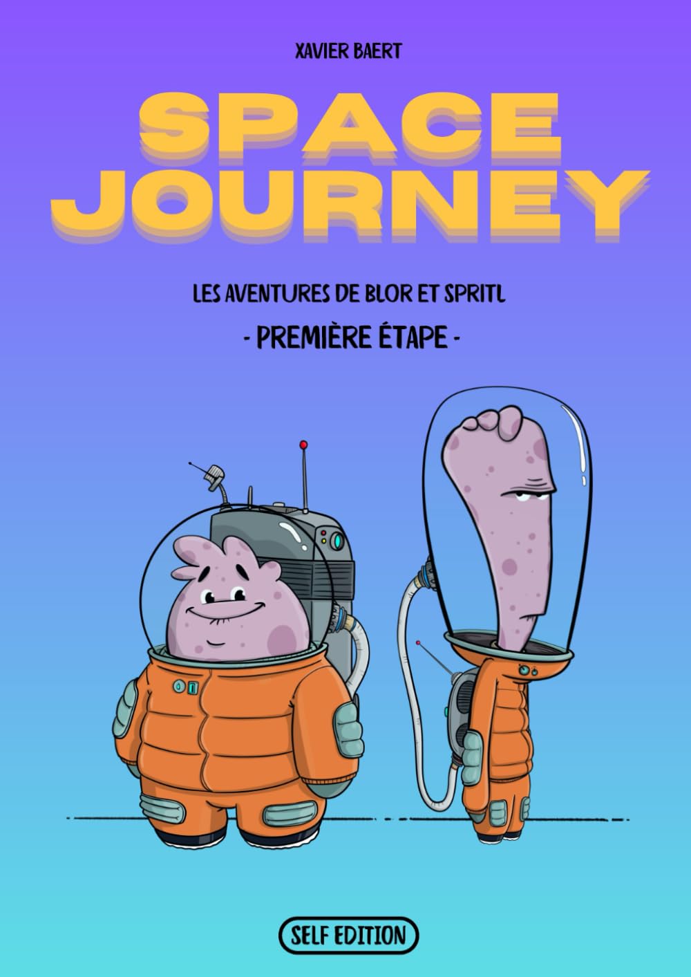 jaquette album SPACE JOURNEY: Les aventures de Blor et Spritl