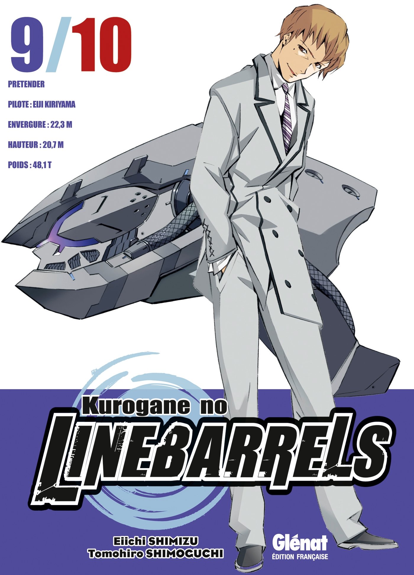 jaquette album Kurogane no Linebarrels - Tome 09-10