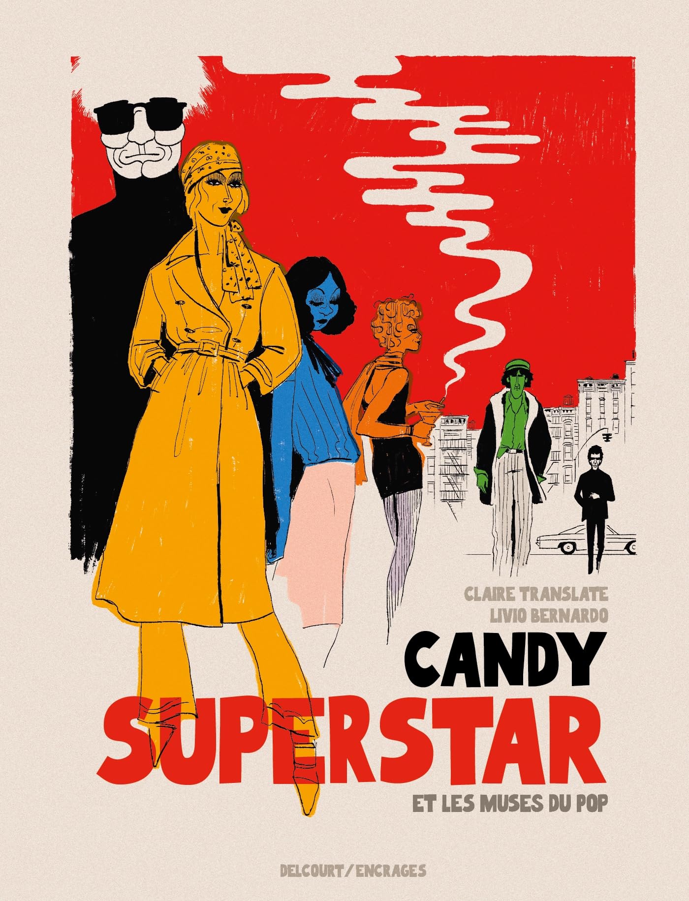 jaquette album Candy Superstar et les muses du pop