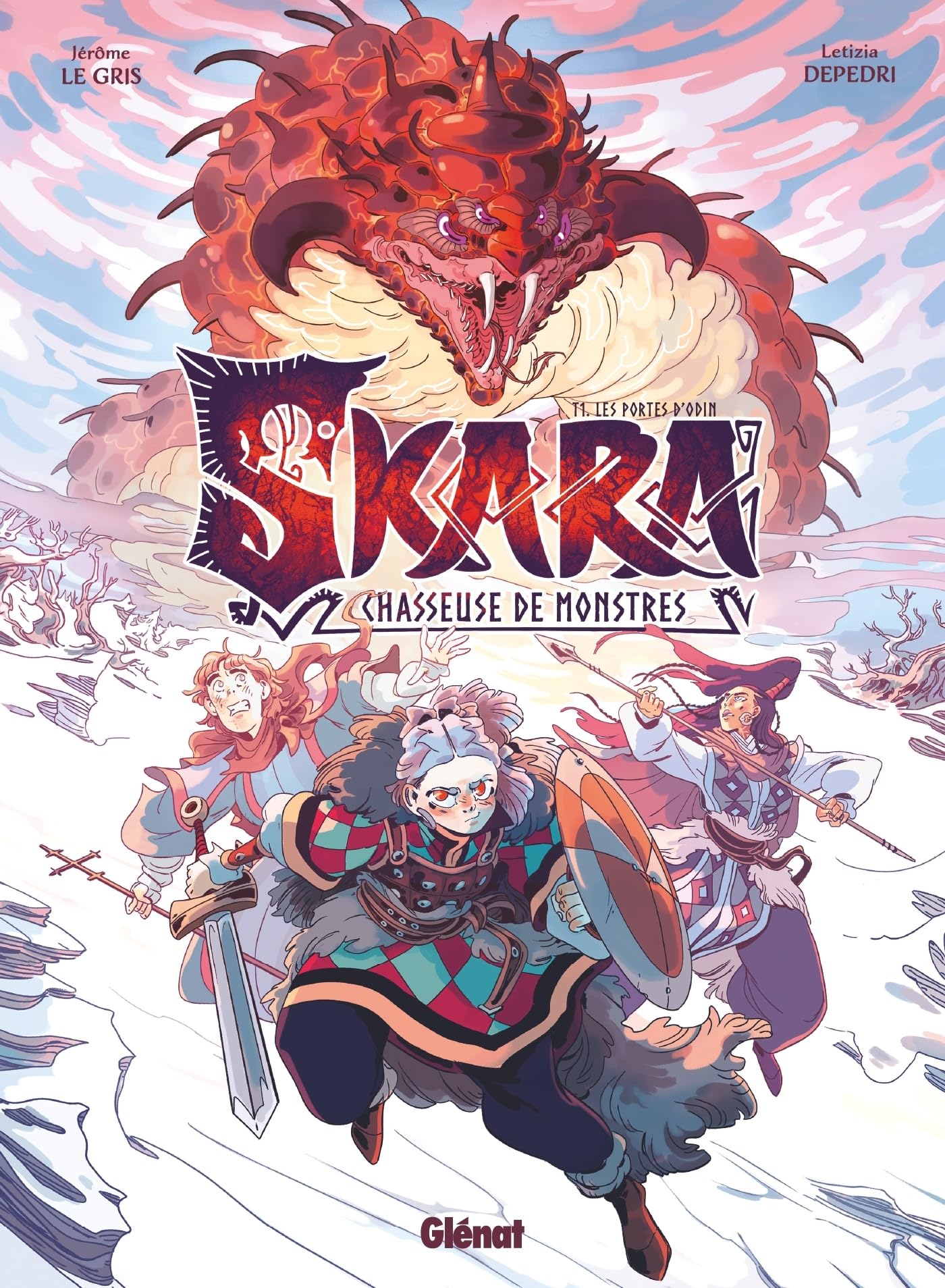 jaquette album Skara, chasseuse de monstres - Tome 01: Les Portes d'Odin