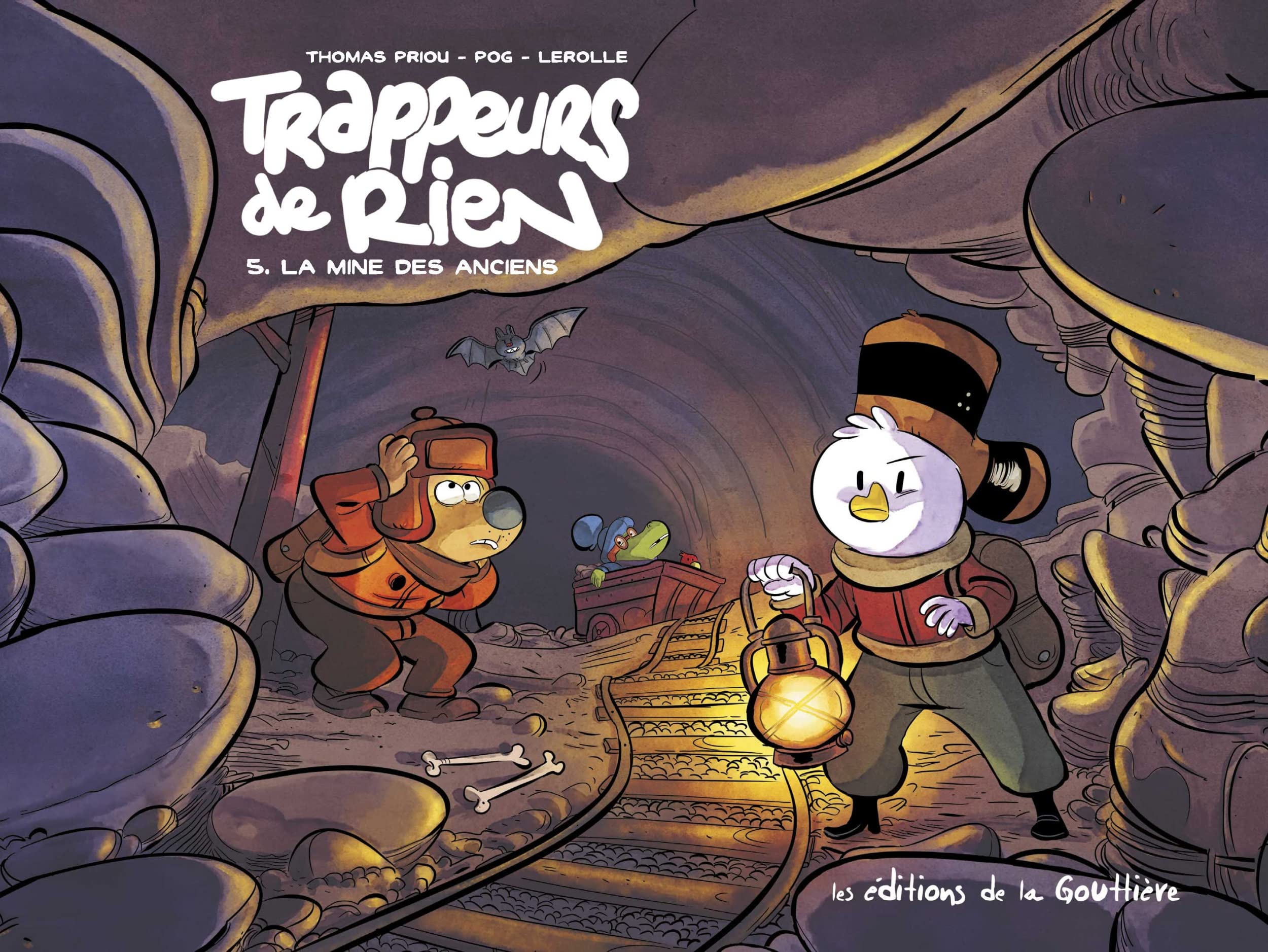 jaquette album Trappeurs de rien - Tome 5 - La Mine des Anciens