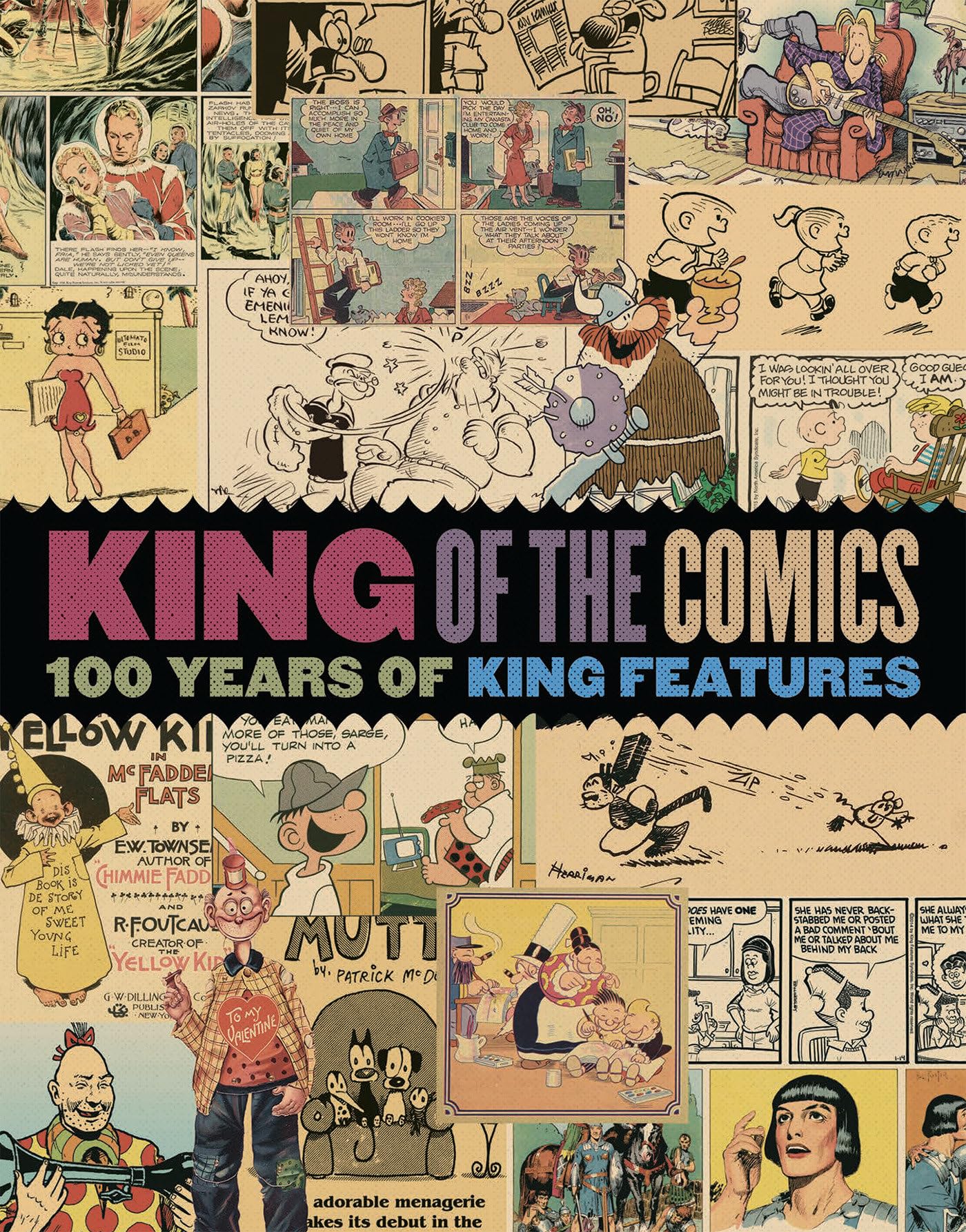 jaquette album KING OF COMICS SC 100 YEARS KING FEATURES SYNDICATE