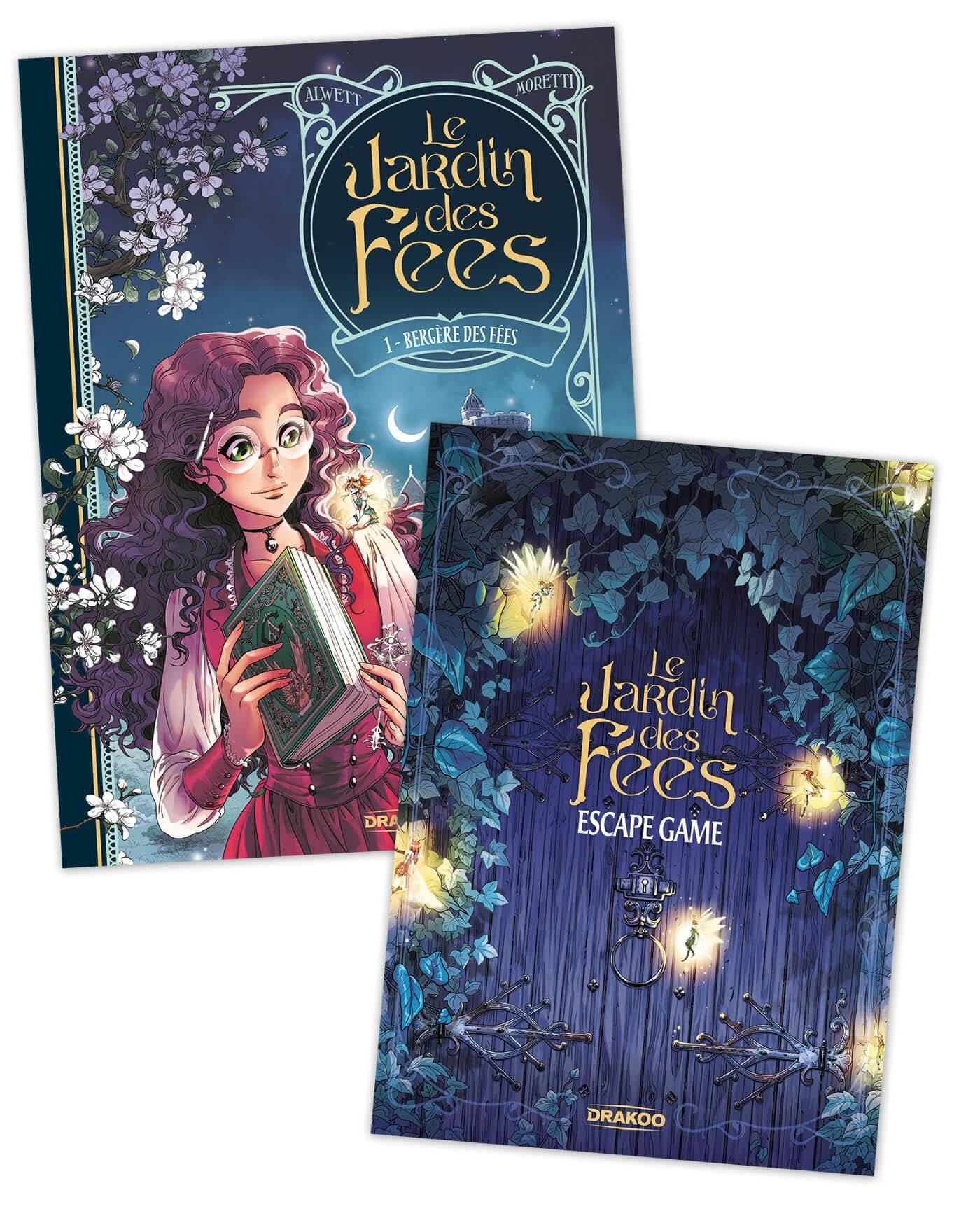 jaquette album Le Jardin des fées - vol. 01/2 + escape game - édition limitée: Bergère des fées