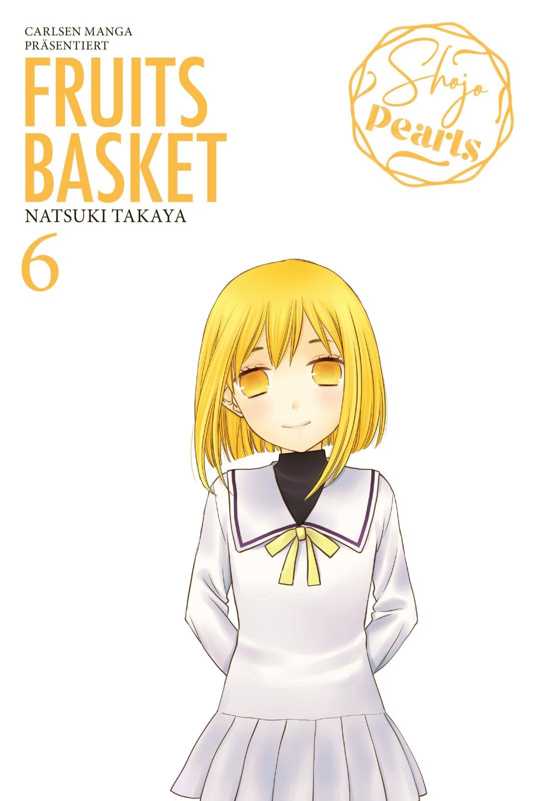 jaquette album Fruits Basket Pearls 6: Die Neuausgabe in edlen Doppelbänden mit Farbseiten-Galerie und schimmerndem Perlmutt-Cover