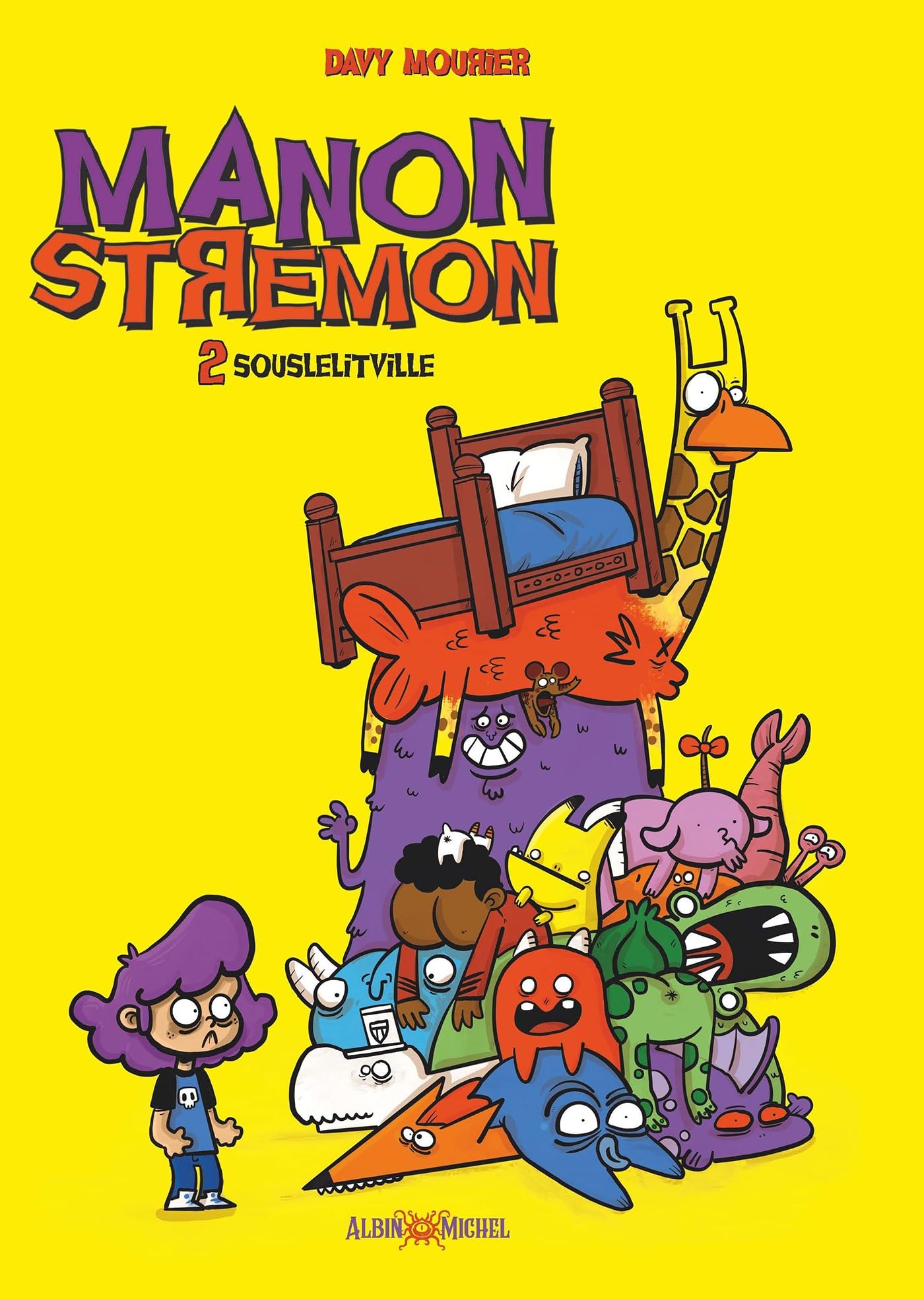 jaquette album Manon Stremon - tome 2 - Souslelitville