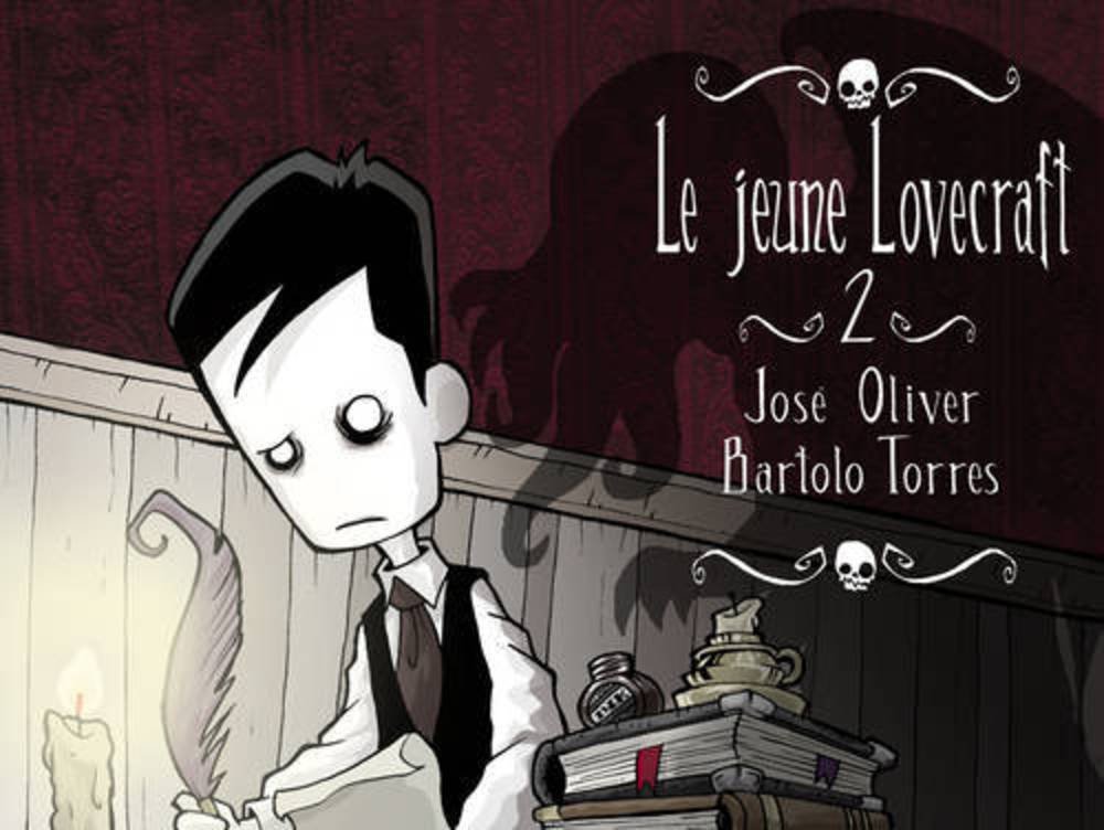 jaquette album Le jeune Lovecraft, Tome 2 :