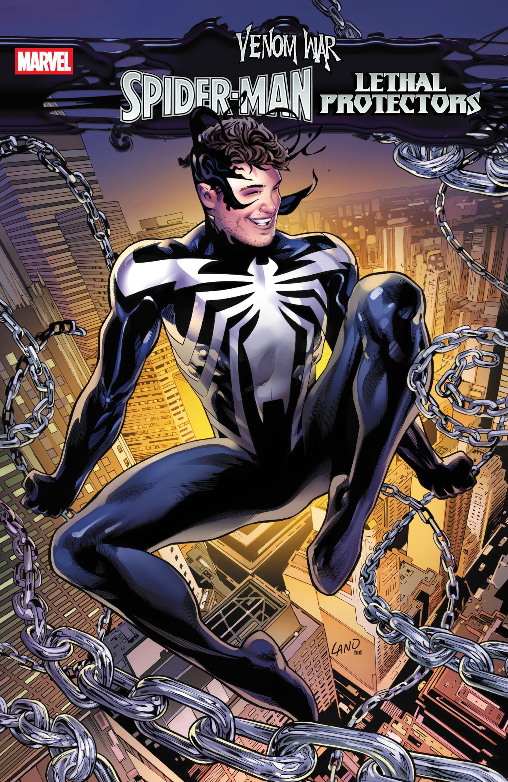 jaquette album VENOM WAR: SPIDER-MAN/LETHAL PROTECTORS