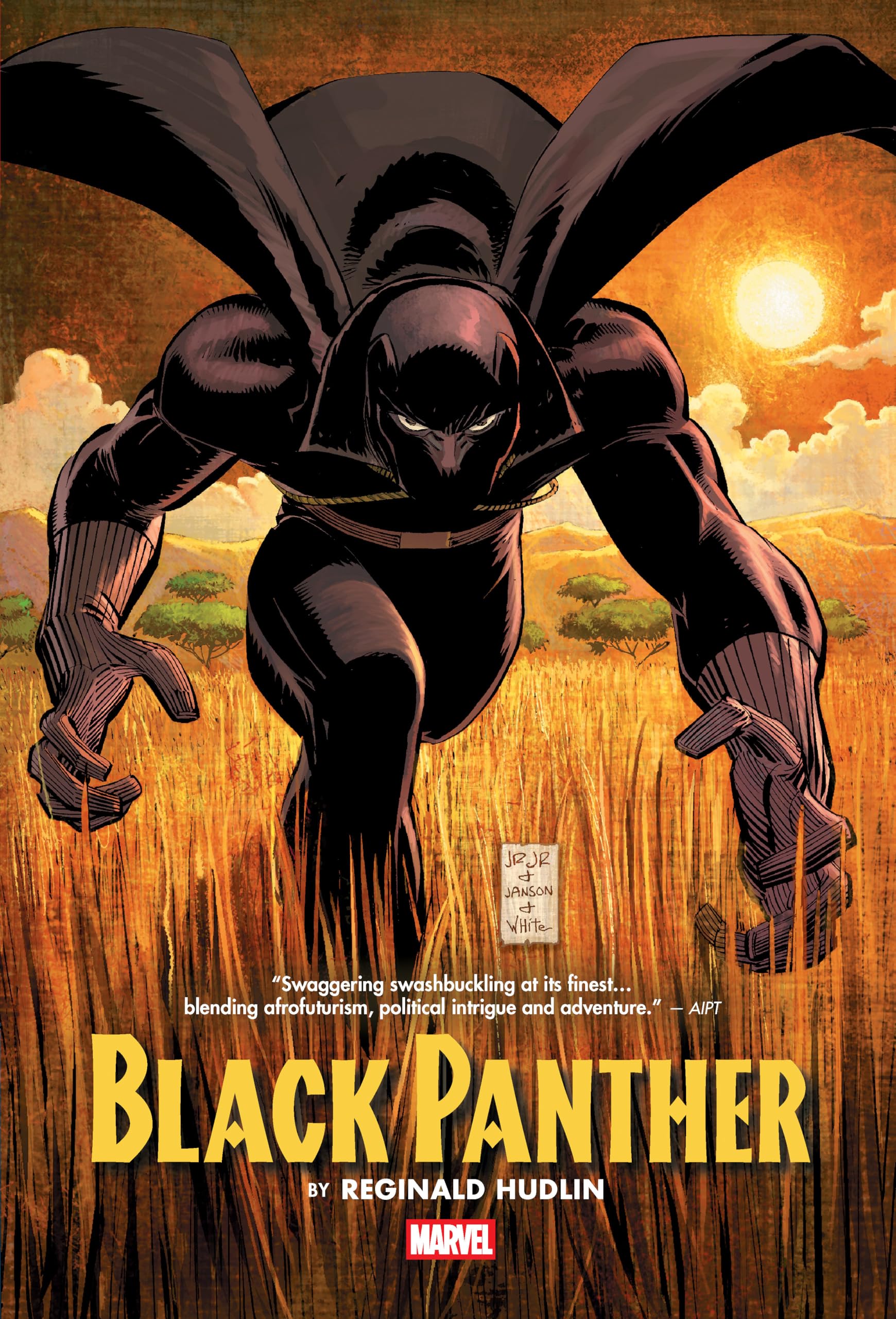 jaquette album BLACK PANTHER BY REGINALD HUDLIN OMNIBUS JOHN ROMITA JR. COVER