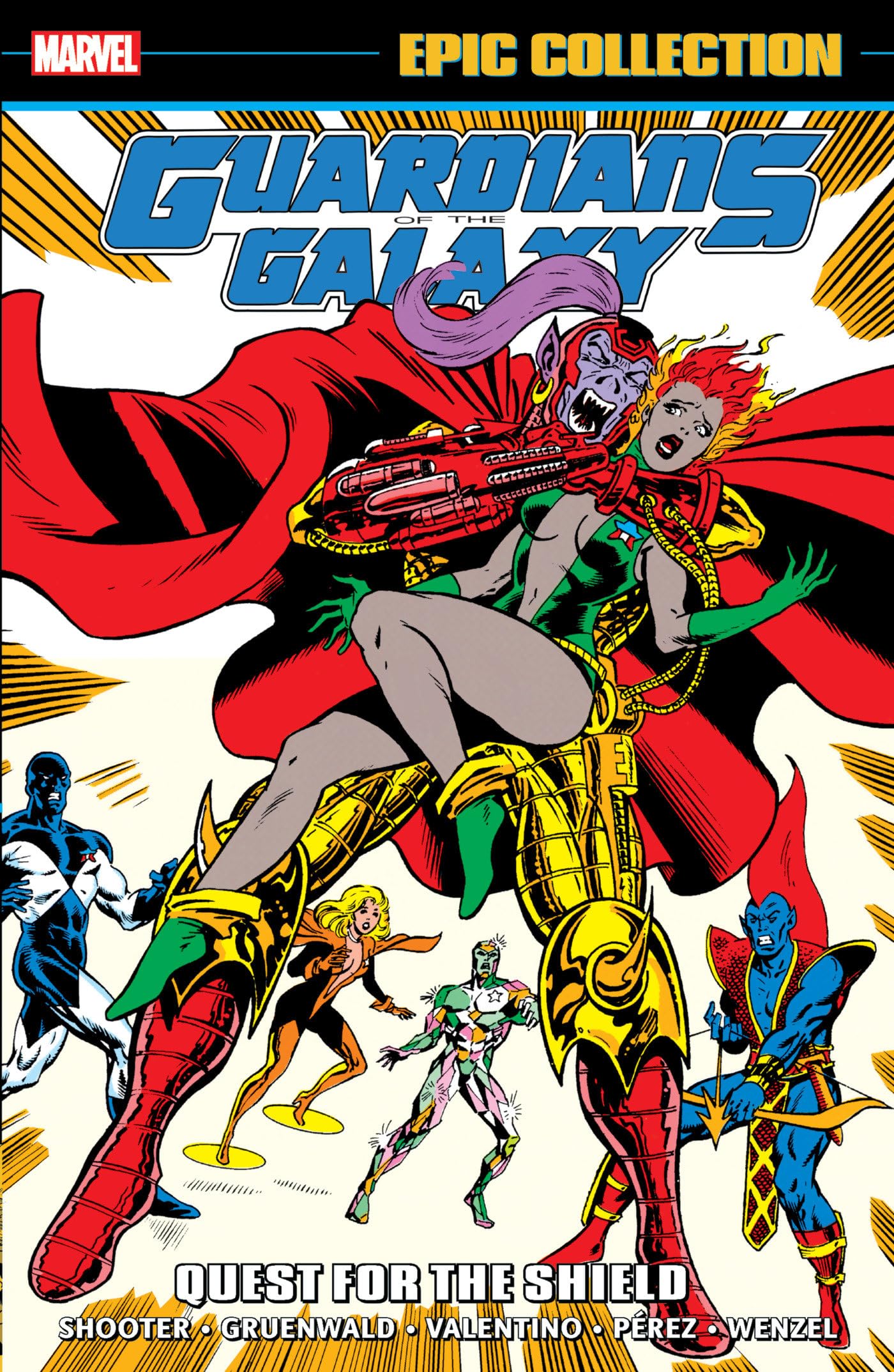 jaquette album GUARDIANS OF THE GALAXY EPIC COLLECTION: QUEST FOR THE SHIELD