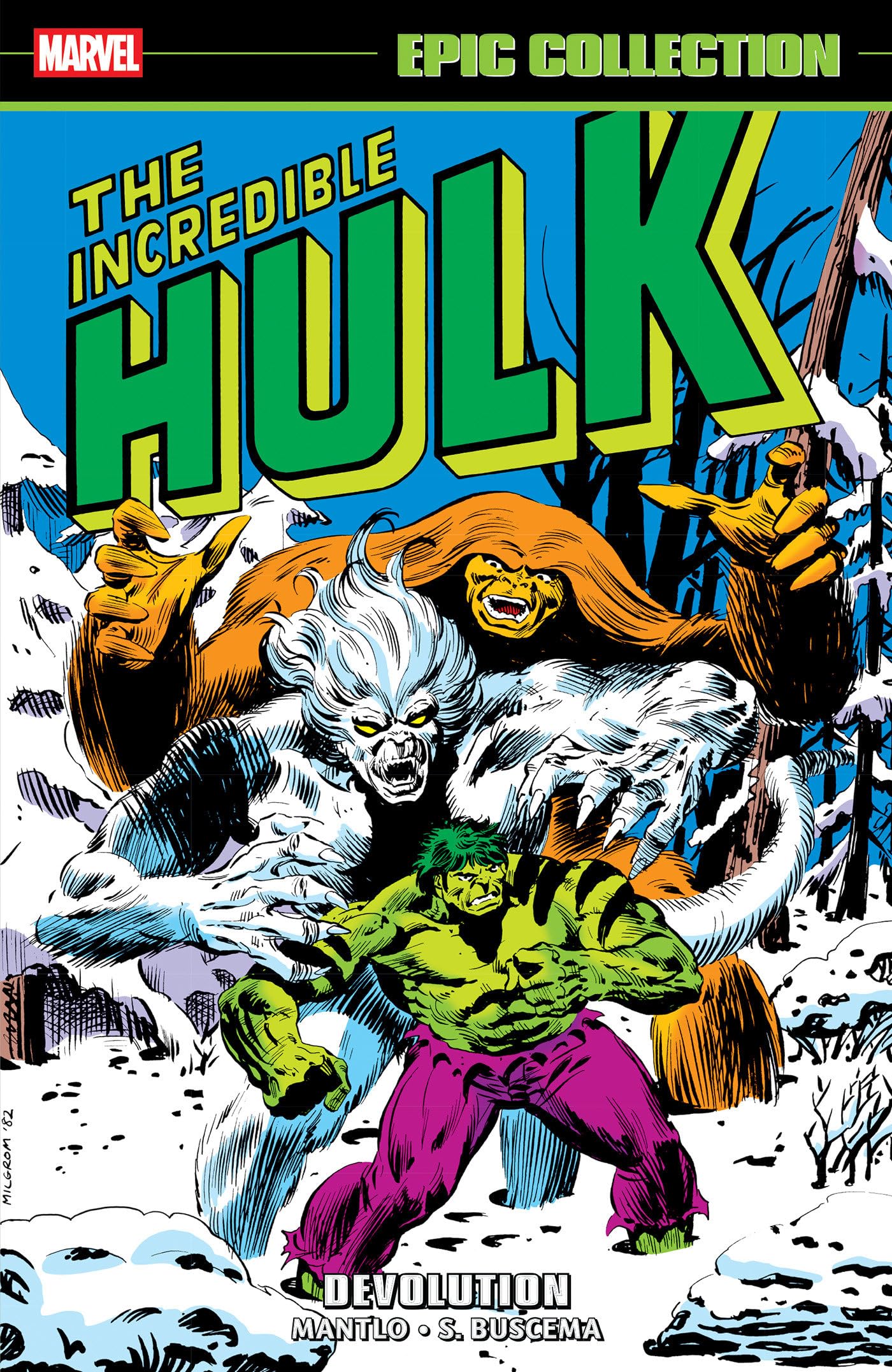 jaquette album Incredible Hulk Epic Collection: Devolution