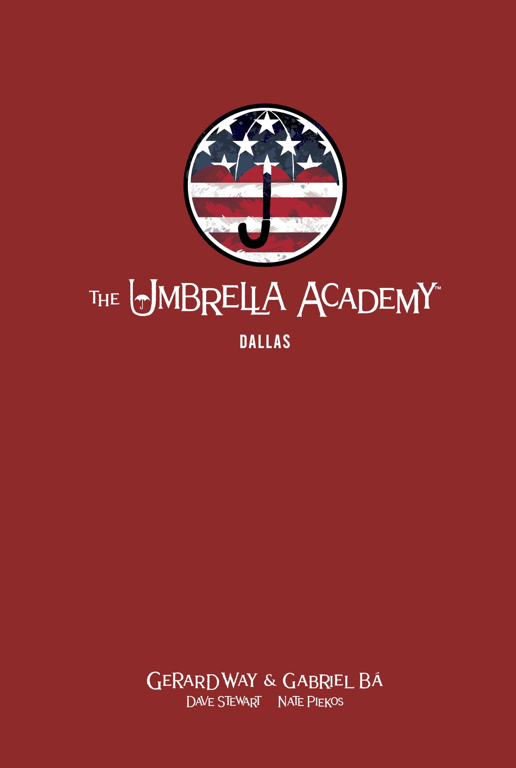 jaquette album The Umbrella Academy Library Edition Volume 2: Dallas