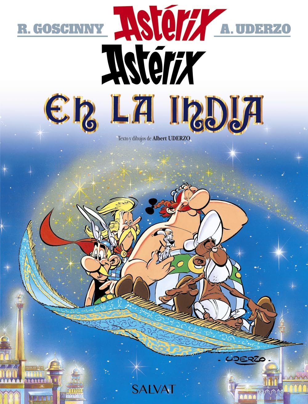 jaquette album Asterix in Spanish: Asterix en la India