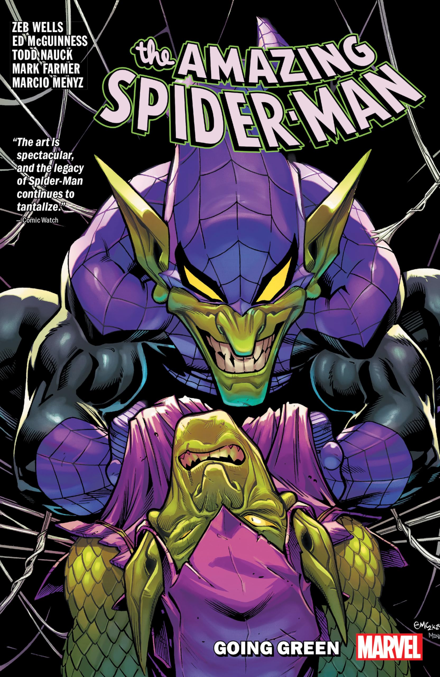 jaquette album AMAZING SPIDER-MAN BY ZEB WELLS VOL. 11: GOING GREEN
