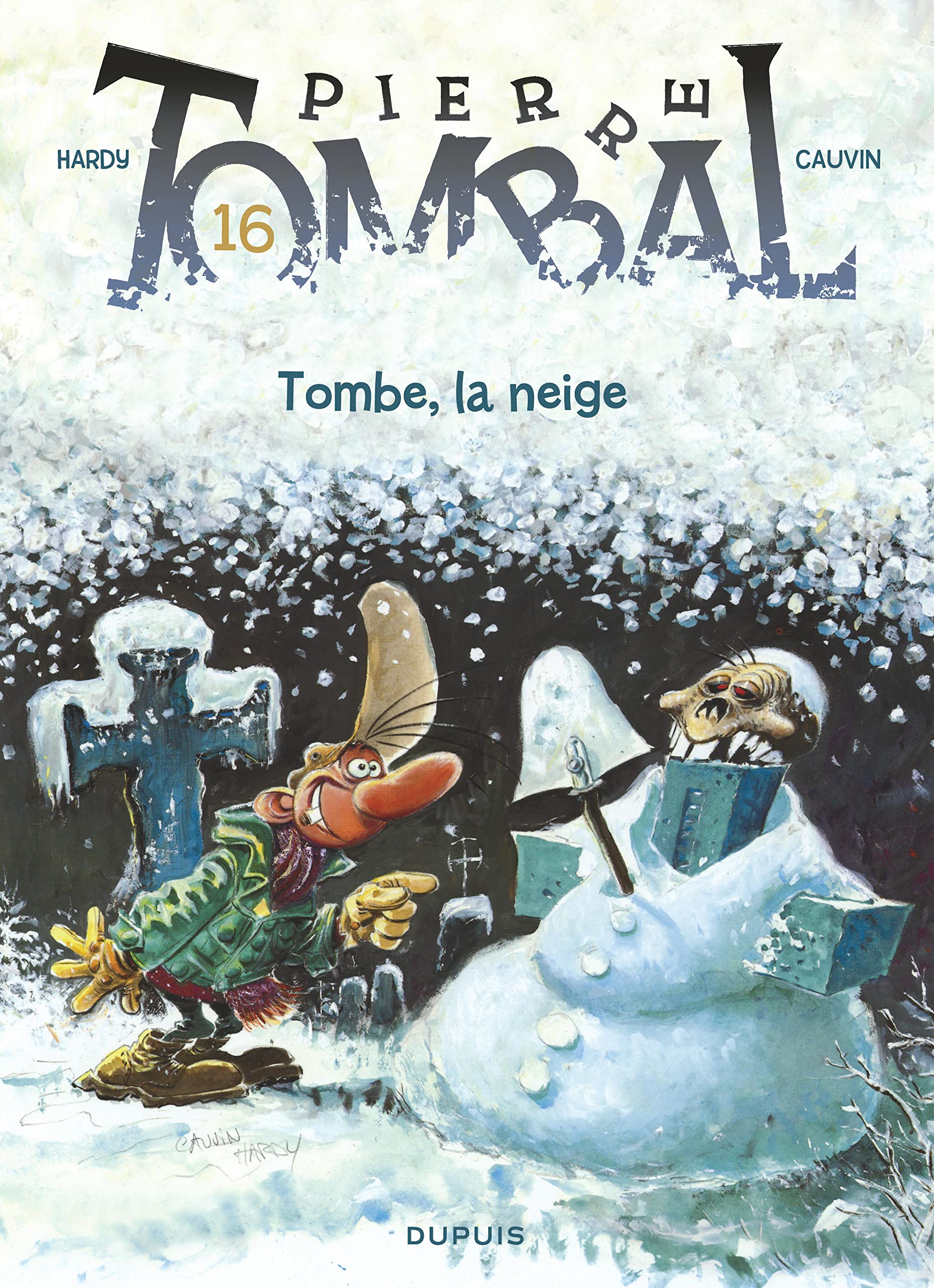 jaquette album Pierre Tombal - Tome 16 - Tombe, la neige (Réédition)