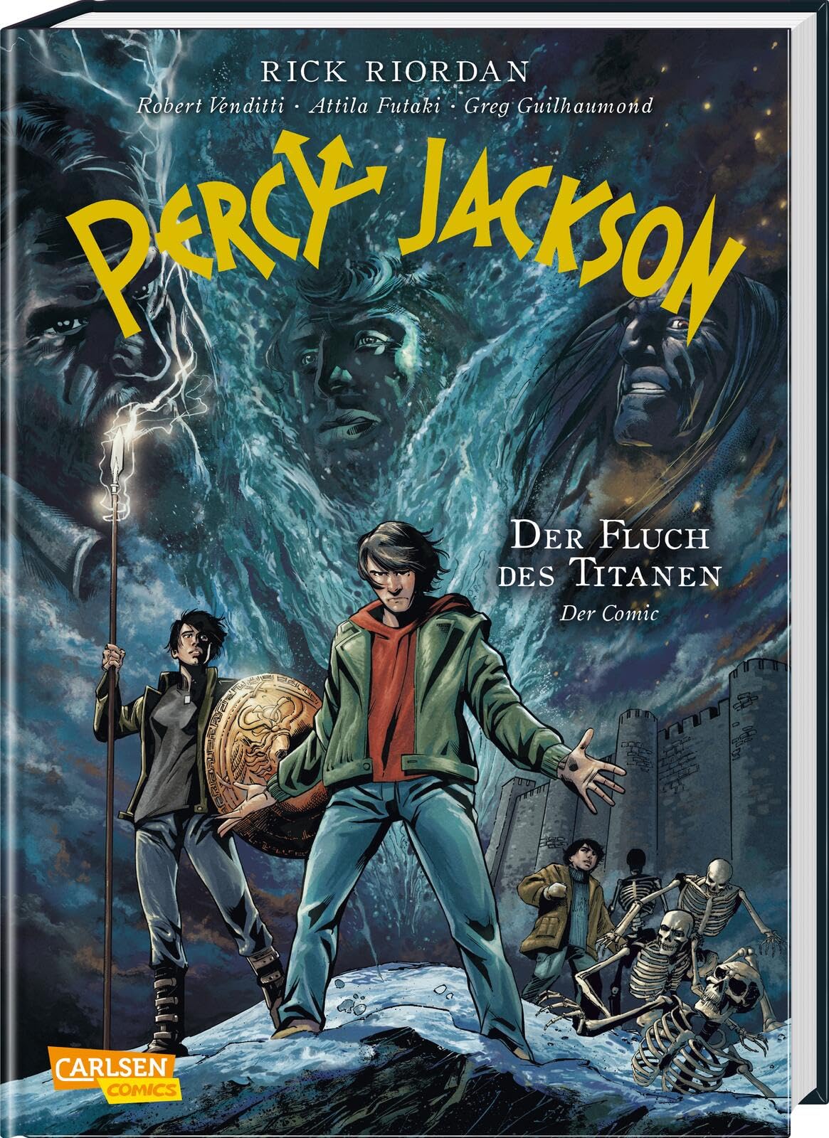jaquette album Percy Jackson (Comic) 03: Der Fluch des Titanen