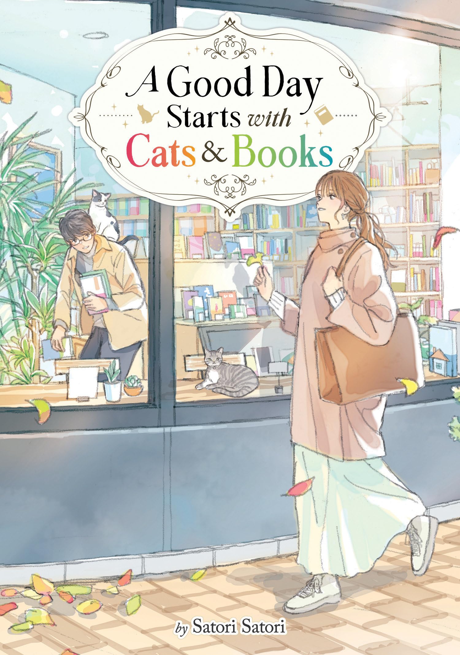 jaquette album A Good Day Starts with Cats and Books (Light Novel)
