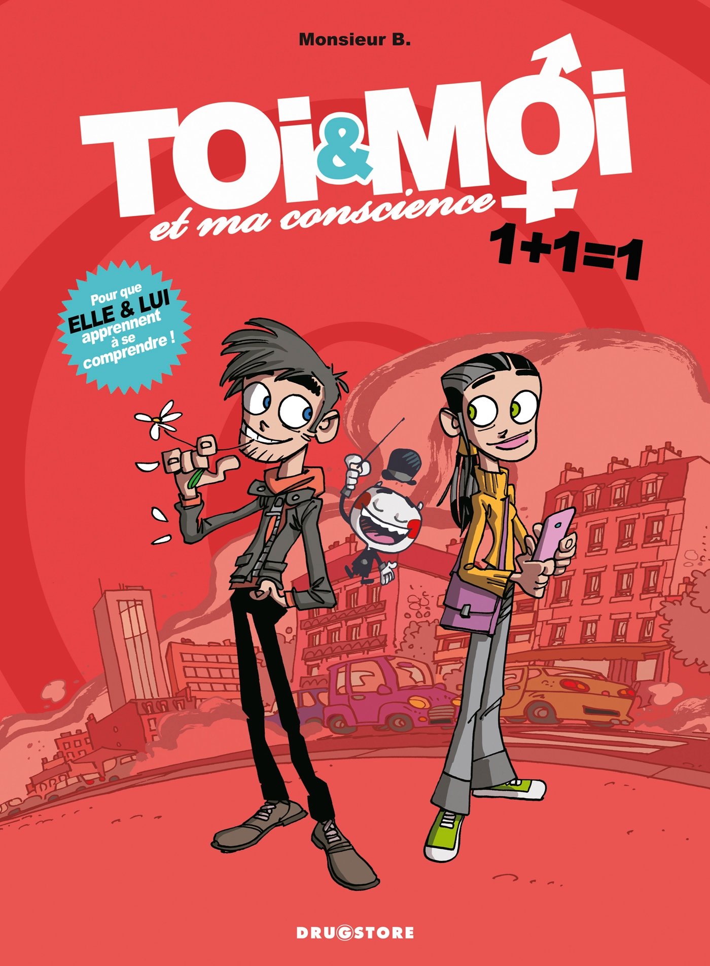 jaquette album Toi & Moi et ma conscience - Tome 01: 1+1=1