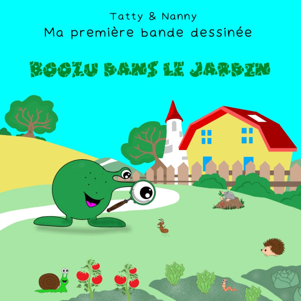 jaquette album Ma première bande dessinée : Boozu dans le jardin: Ma première BD | nouveauté BD enfant | BD enfant jardin