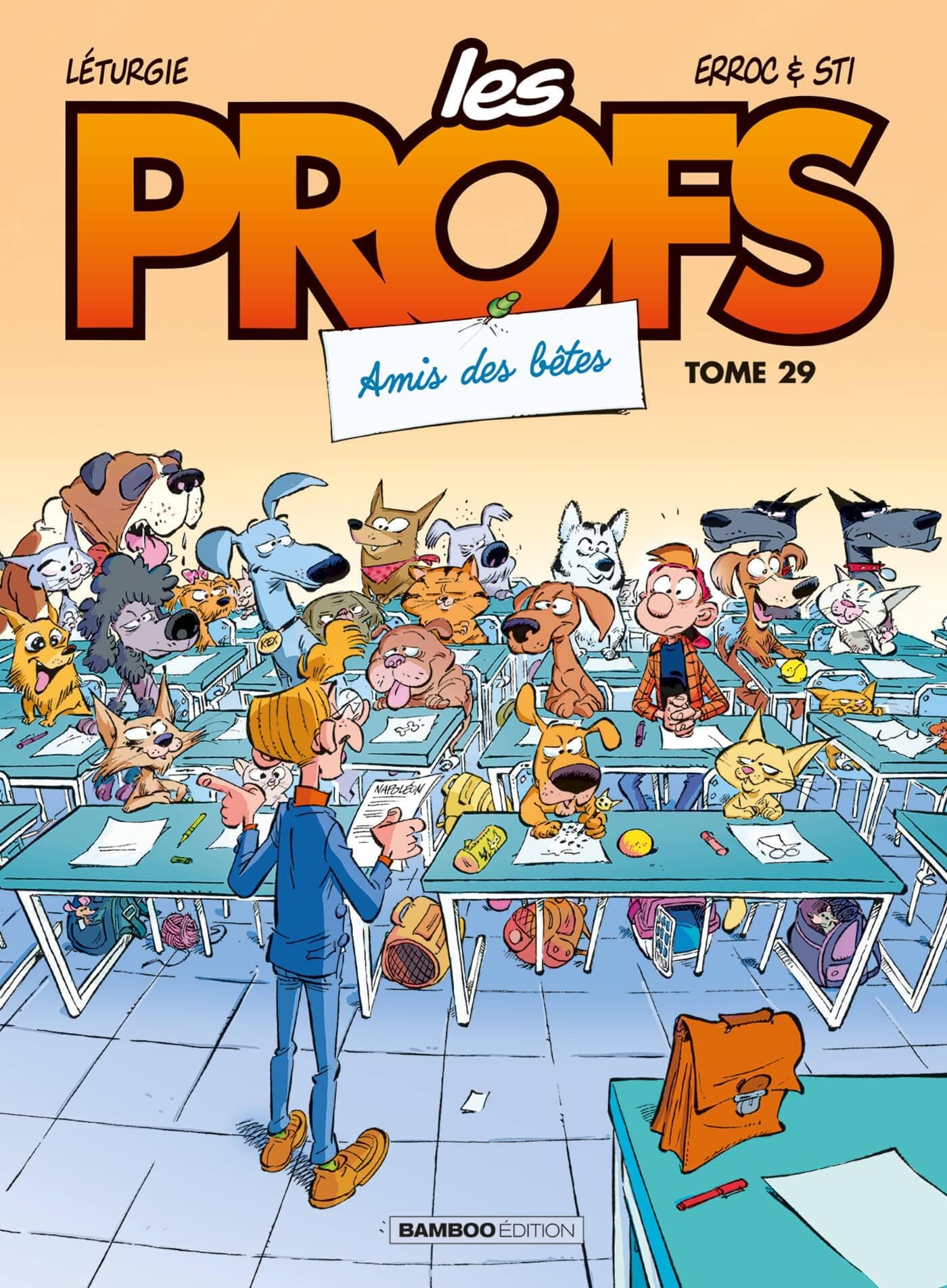 jaquette album Les Profs - tome 29: Amis des bêtes