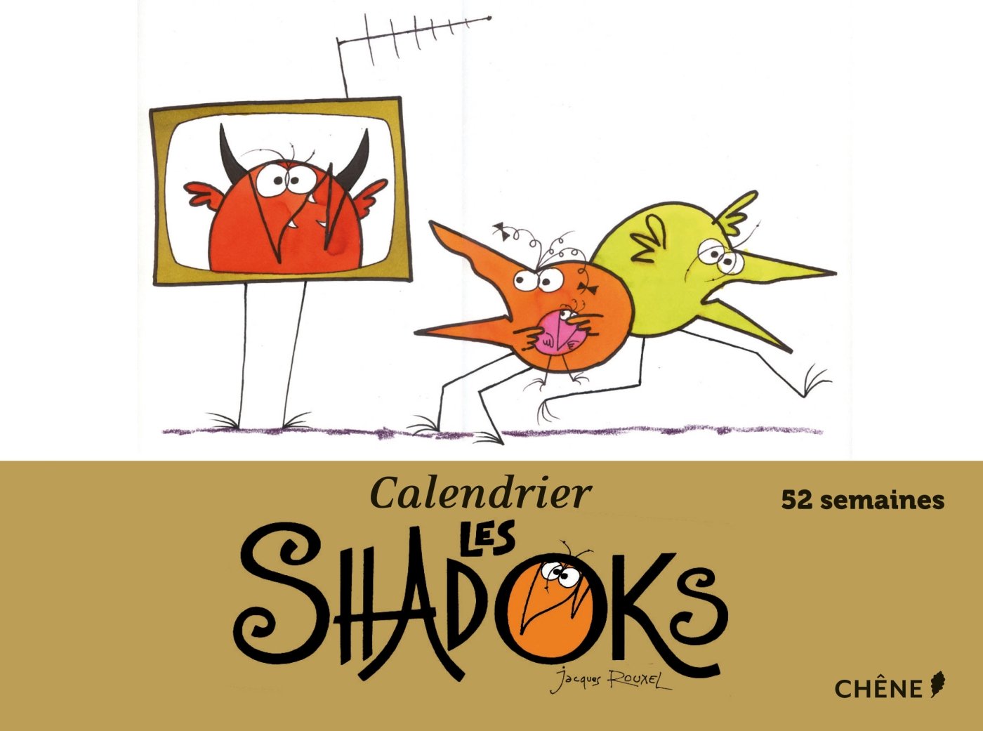 jaquette album Calendrier 52 semainse Les Shadoks