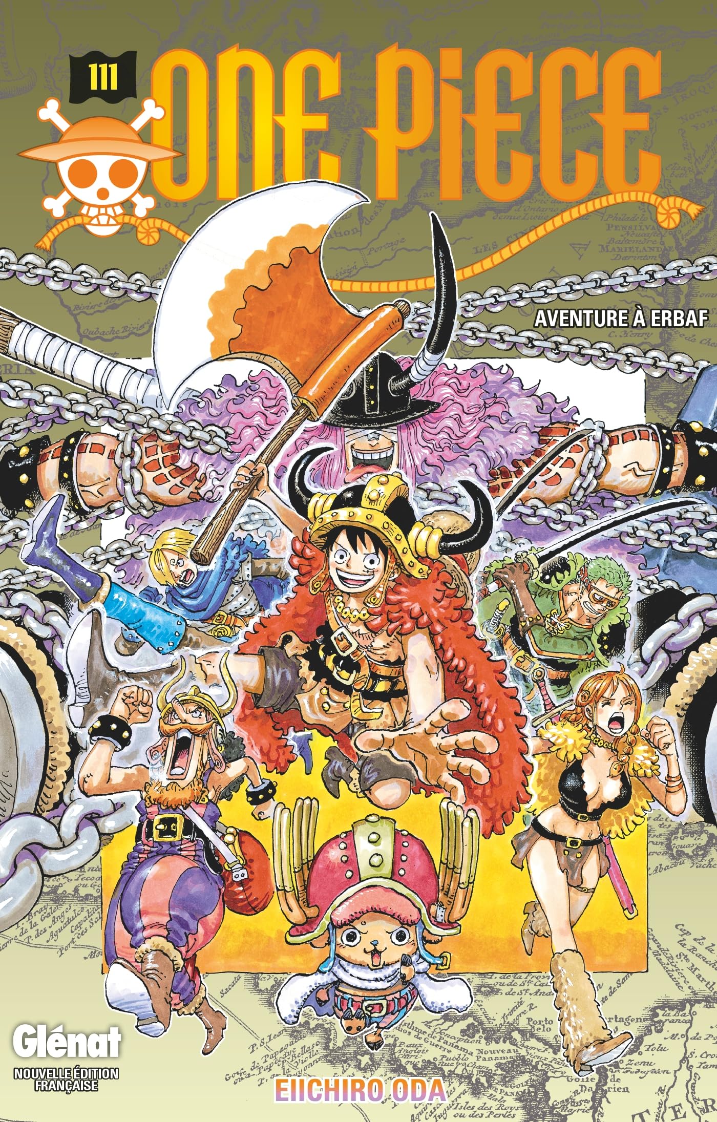 jaquette album One Piece - Edition originale - Tome 111: Aventure à Erbaf
