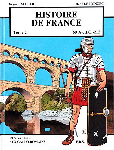 jaquette album Histoire De France Tome 2 - Des Gaulois Aux Gallo-Romains (60 Av - J.C. - 212)