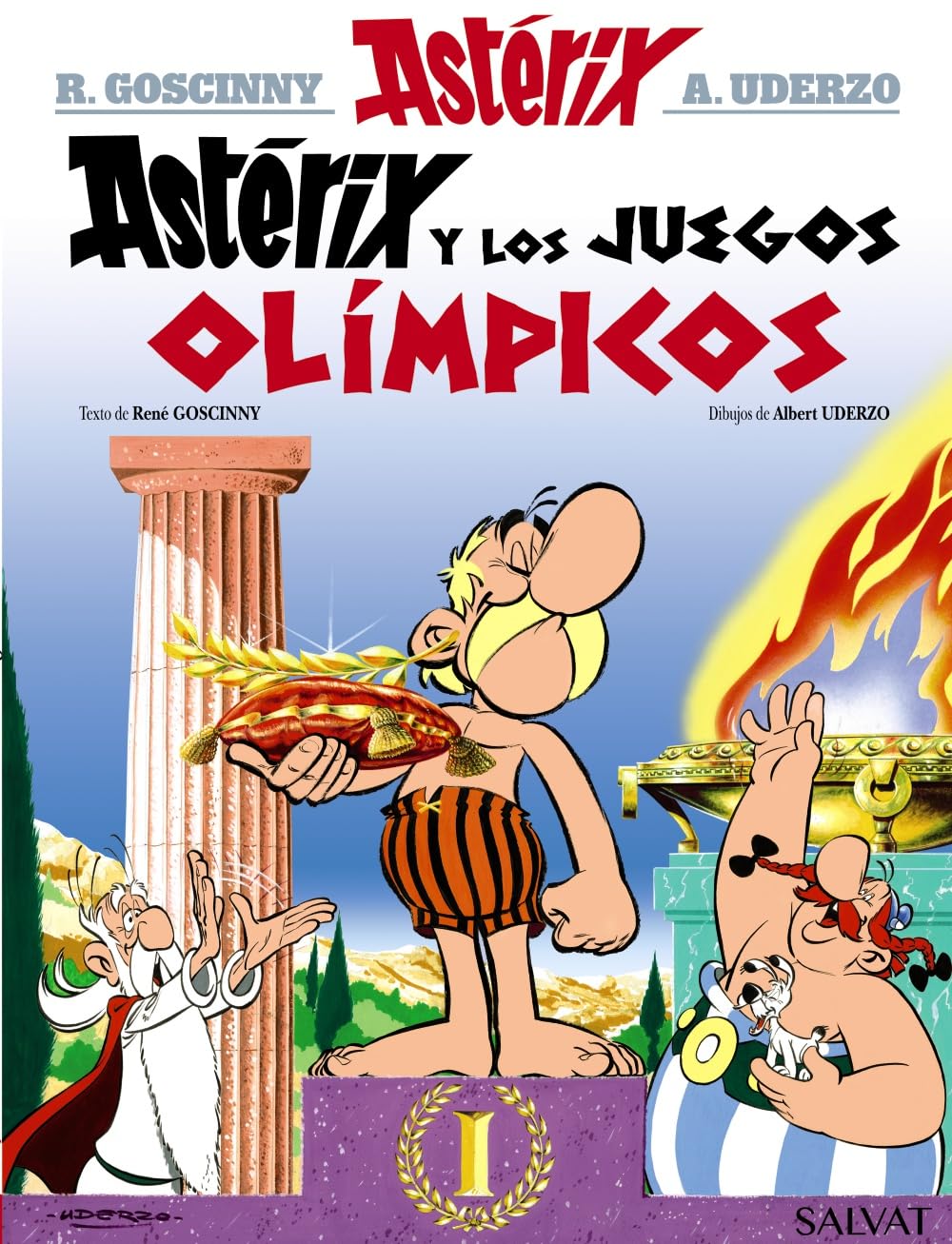 jaquette livre Asterix in Spanish: Asterix y los juegos olimpicos