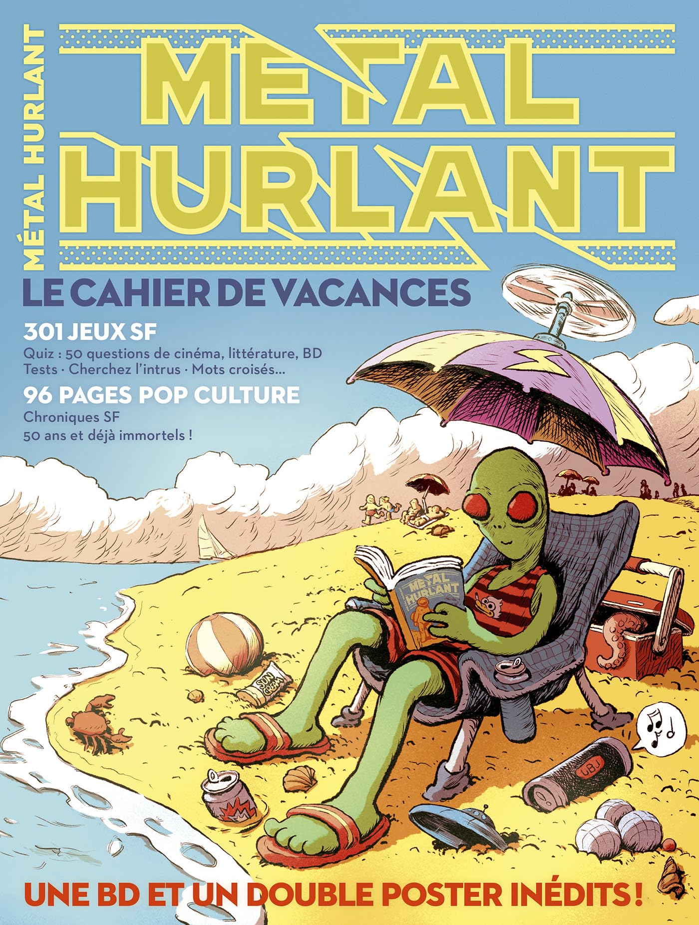 jaquette album Métal Hurlant Cahier de vacances 2025