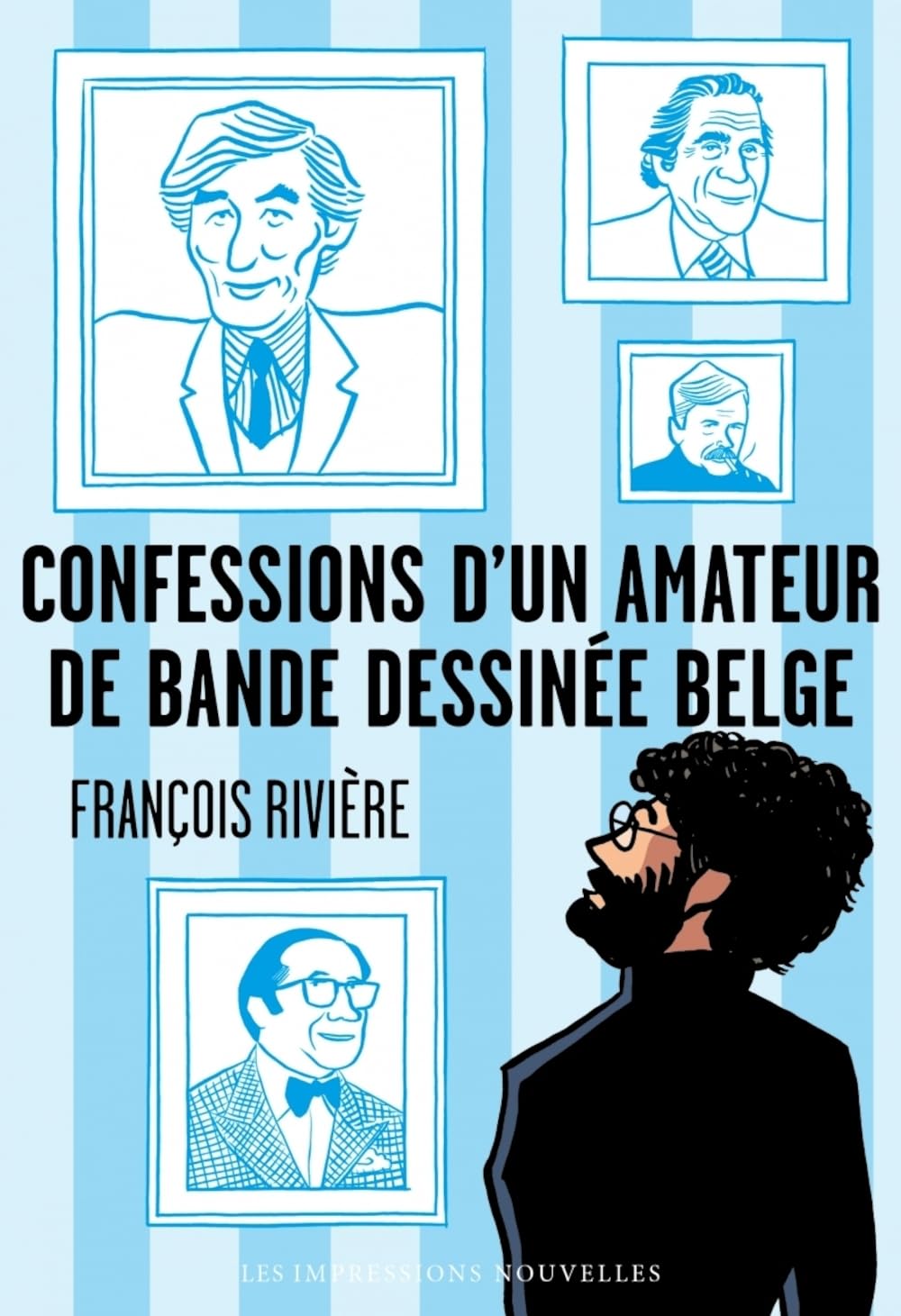 jaquette album Confessions d'un amateur de bande dessinée belge